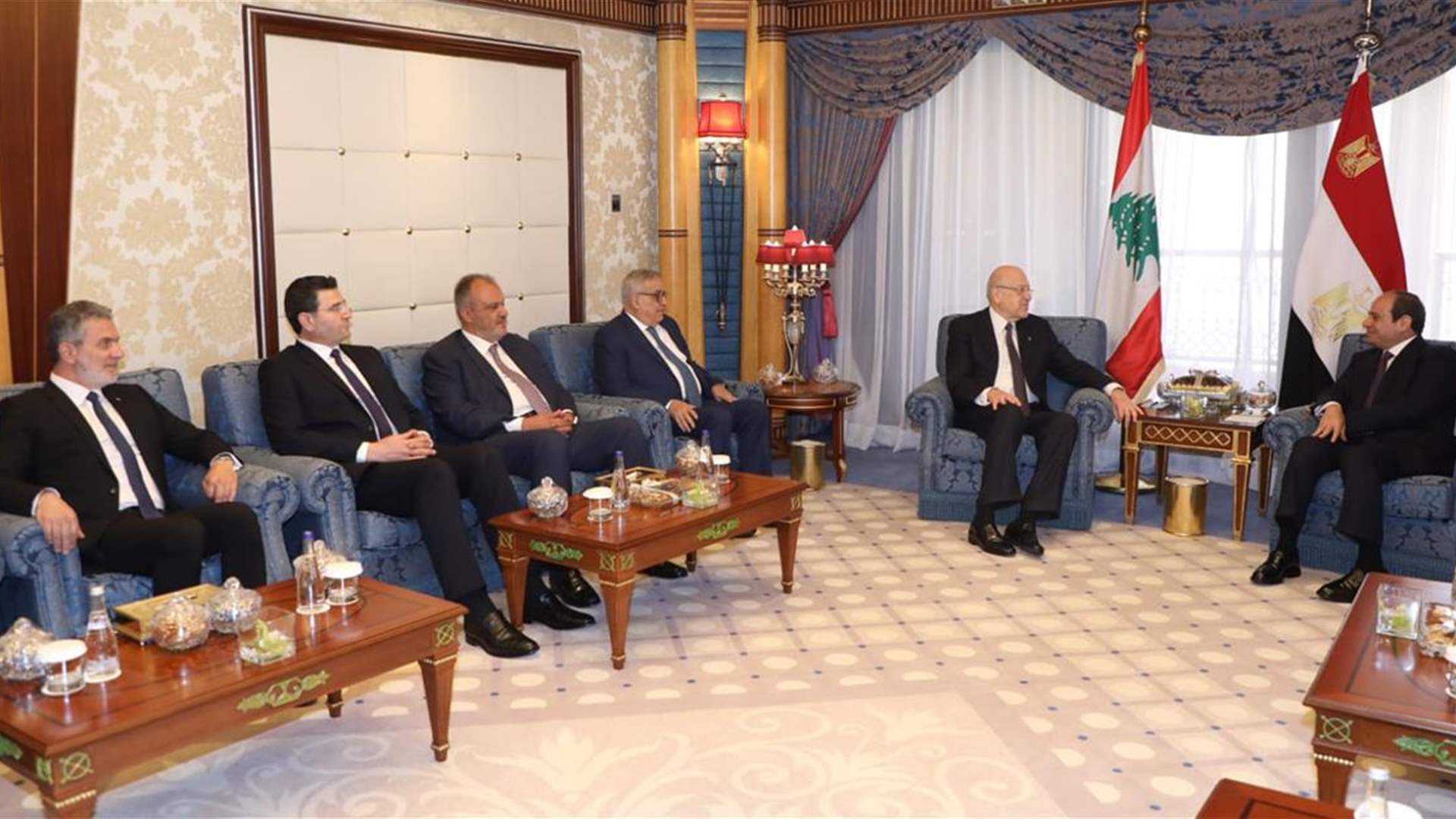 Egyptian President reaffirms ‘continued support’ for Lebanon