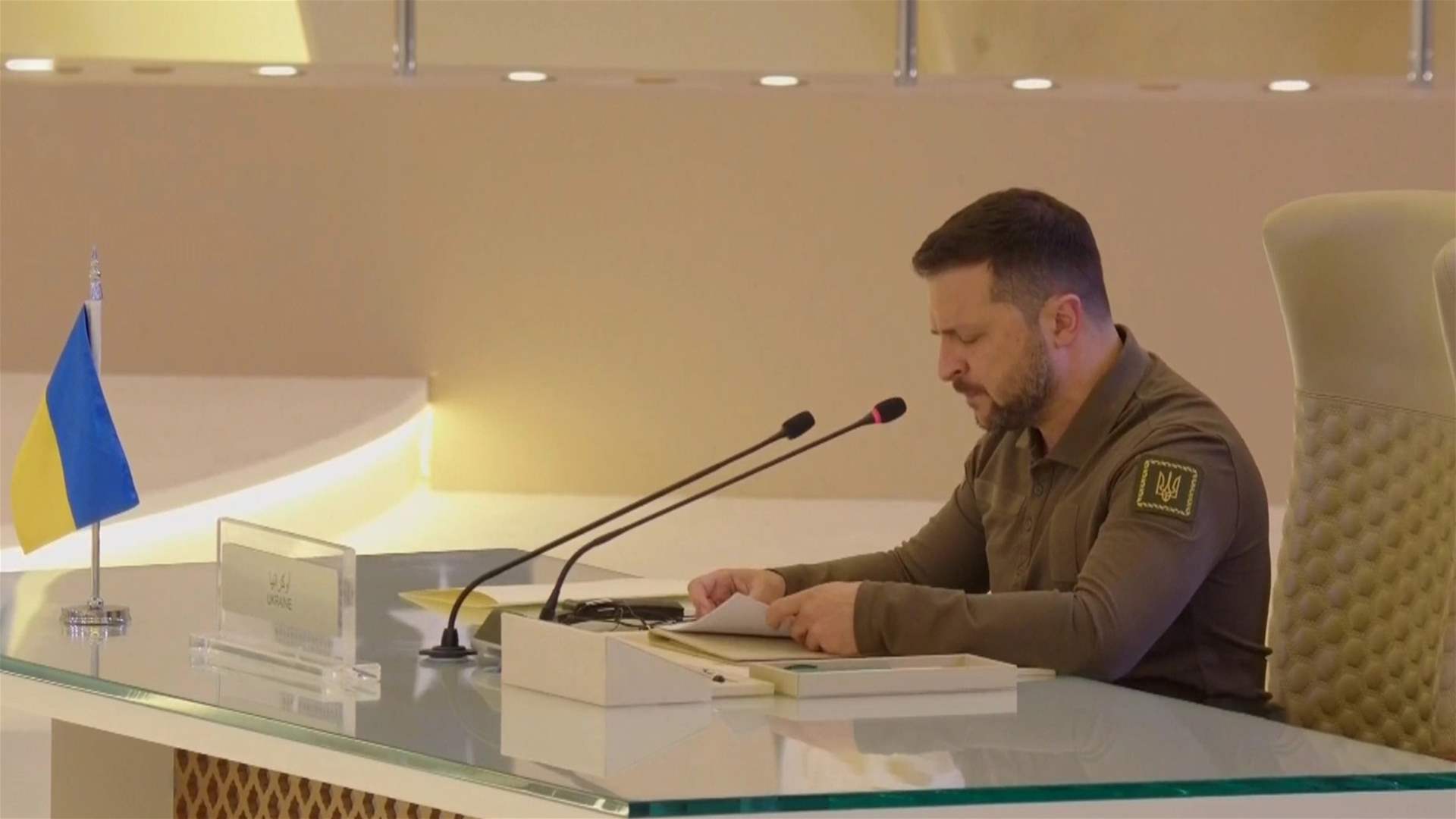 زيلينكسي امام قمة جدة: لتغيير موقف البعض منكم من تصرفات روسيا
