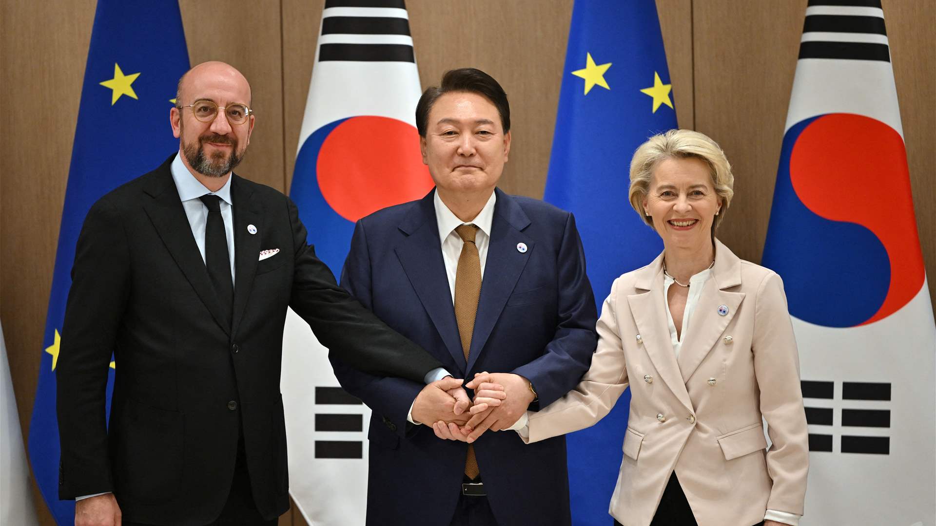 South Korea, EU agree to boost security ties amid Ukraine, North Korea tension