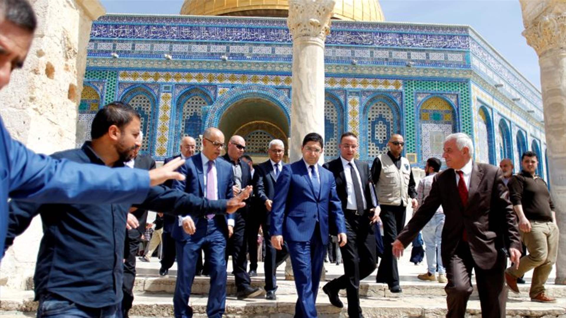 المغرب يدين &quot;التصرفات الاستفزازية&quot; بعد زيارة وزير إسرائيلي للمسجد الأقصى