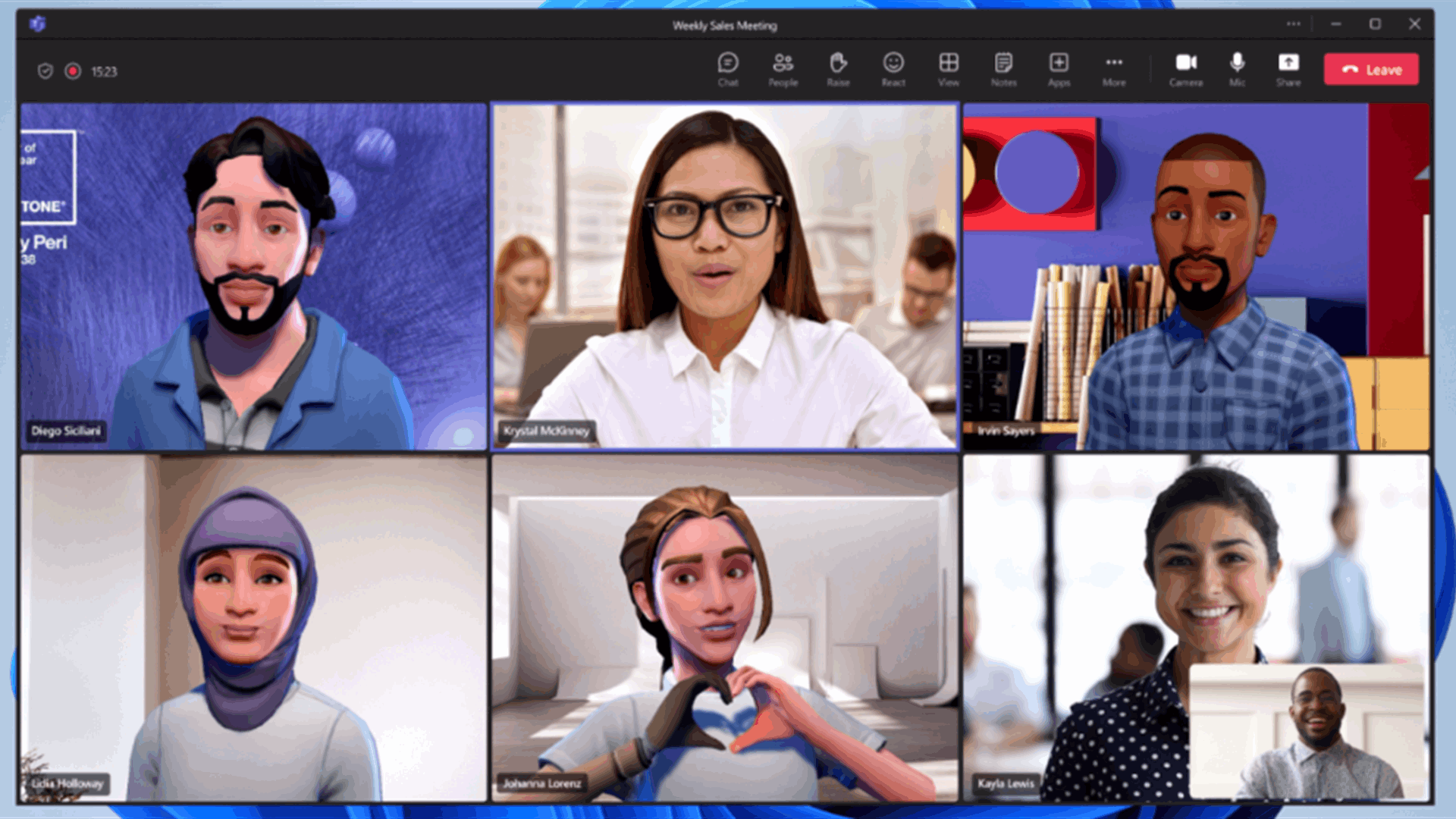 Microsoft brings avatars to Teams enterprise customers to spruce up meetings