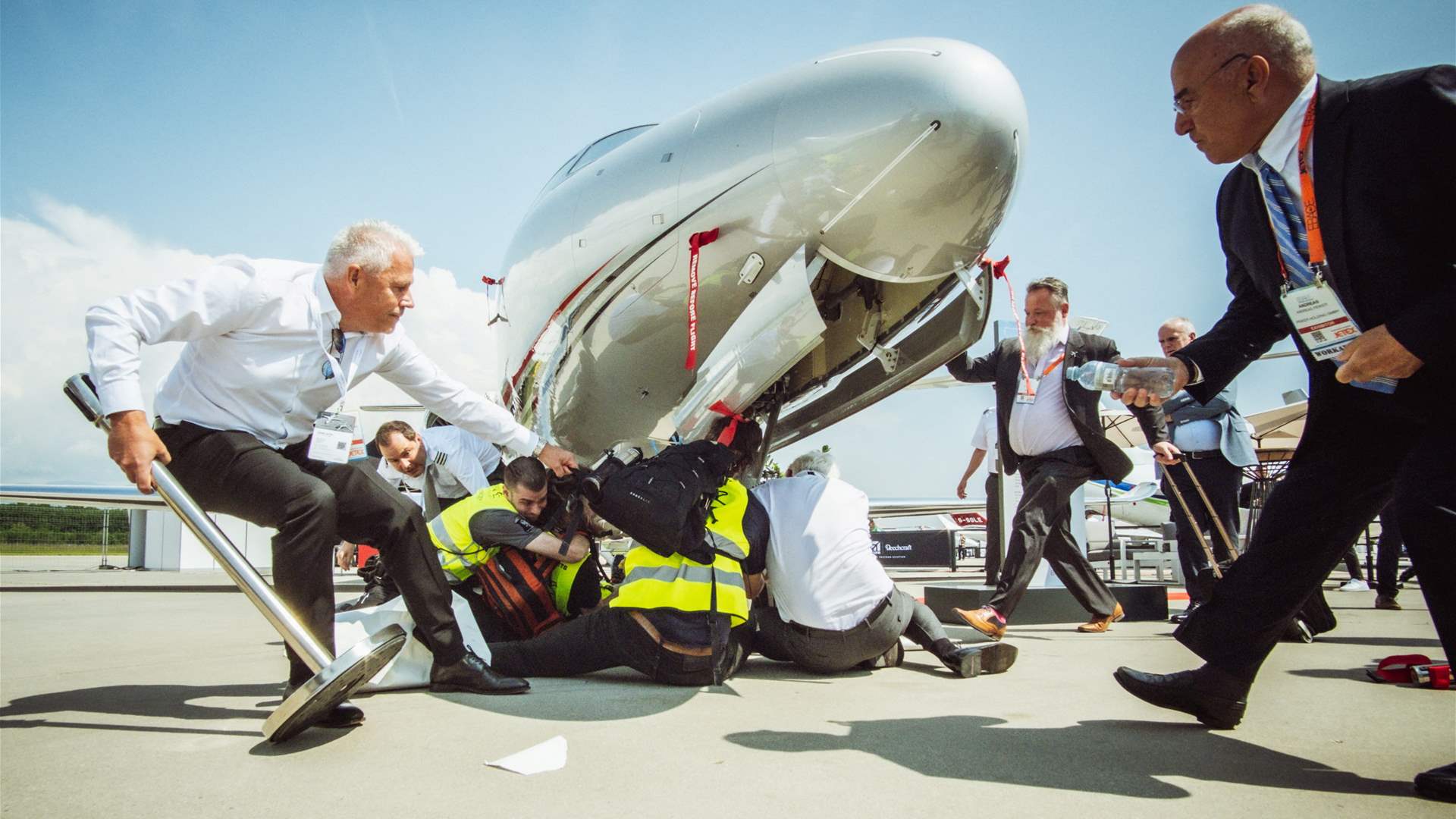 Climate protests over private jets disrupt Geneva Airport flights