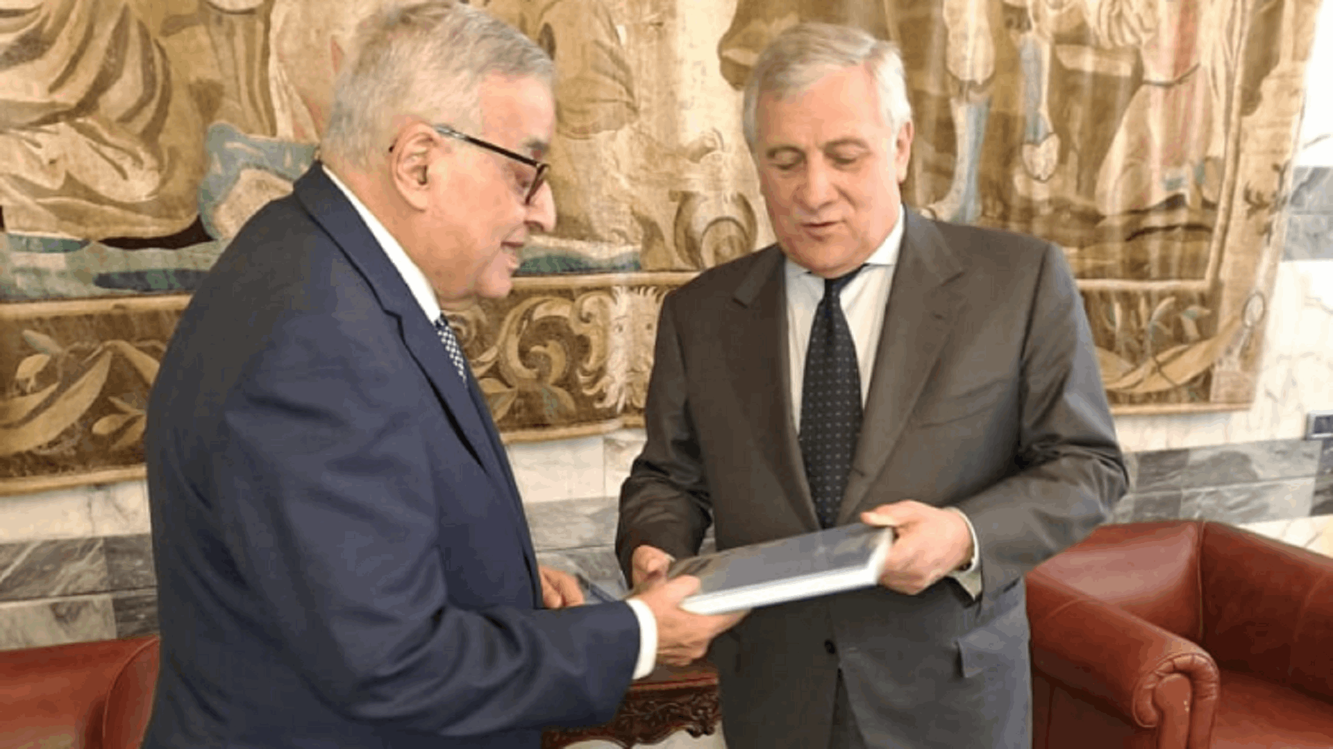 Bou Habib wraps up visit to Italy by meeting Italian counterpart