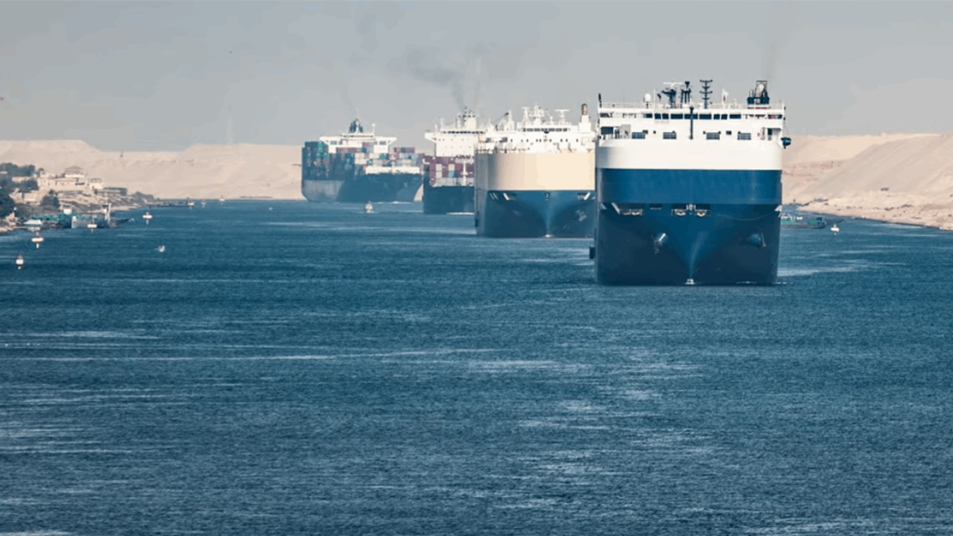 Hong Kong-flagged vessel briefly runs aground in Egypt’s vital Suez Canal, later refloated
