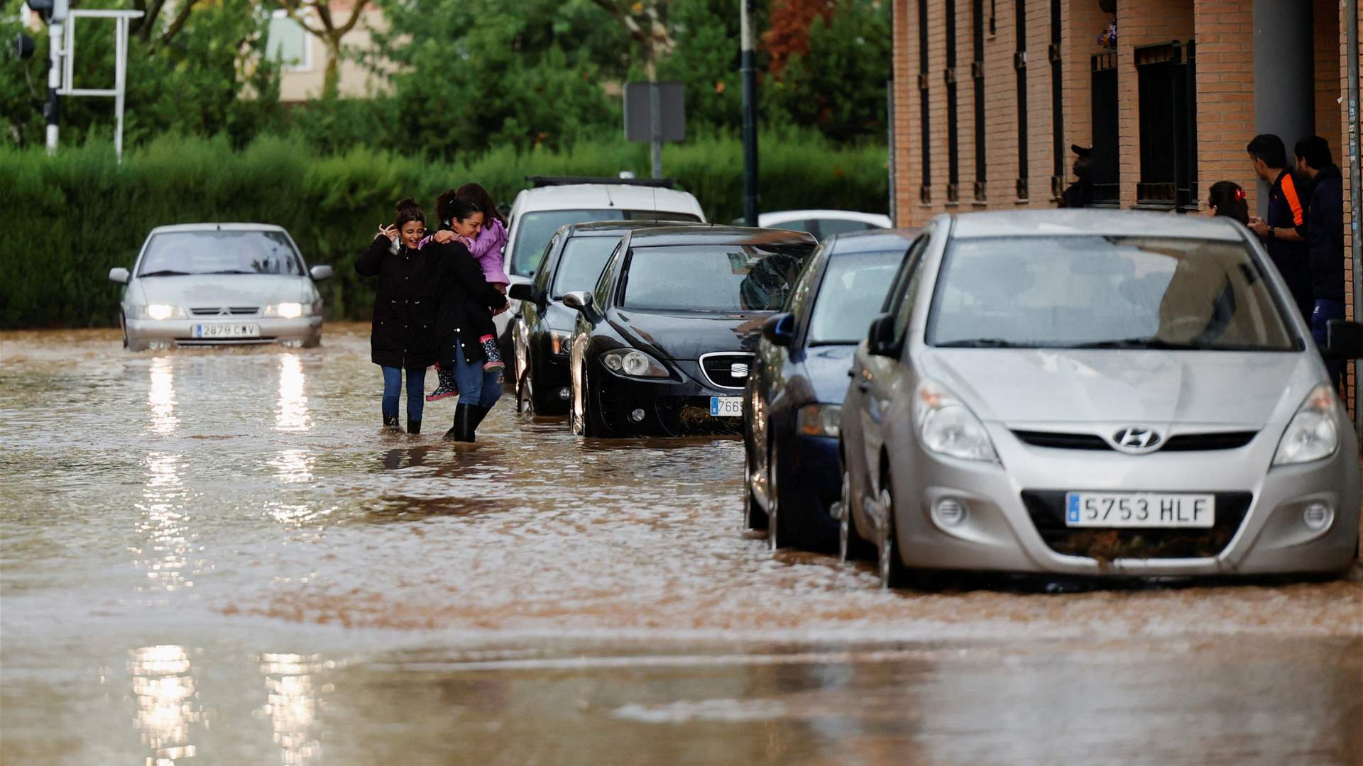 Heavy rains turn streets into rivers on Spain's Mediterranean coast