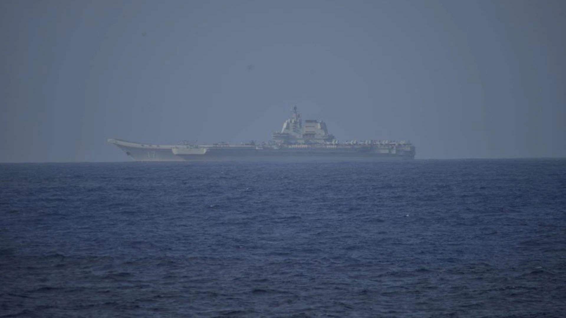Taiwan reports Chinese aircraft carrier sailed through strait