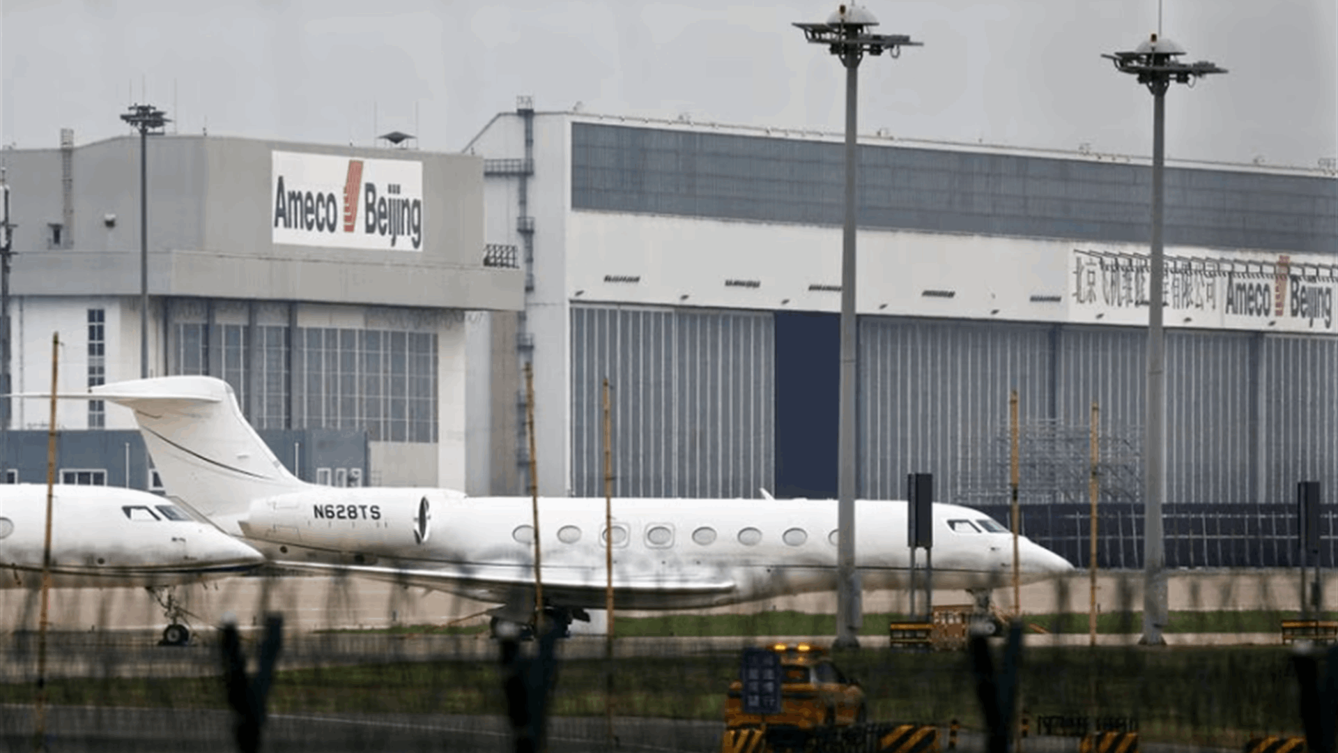 Elon Musk's private jet has landed in Beijing