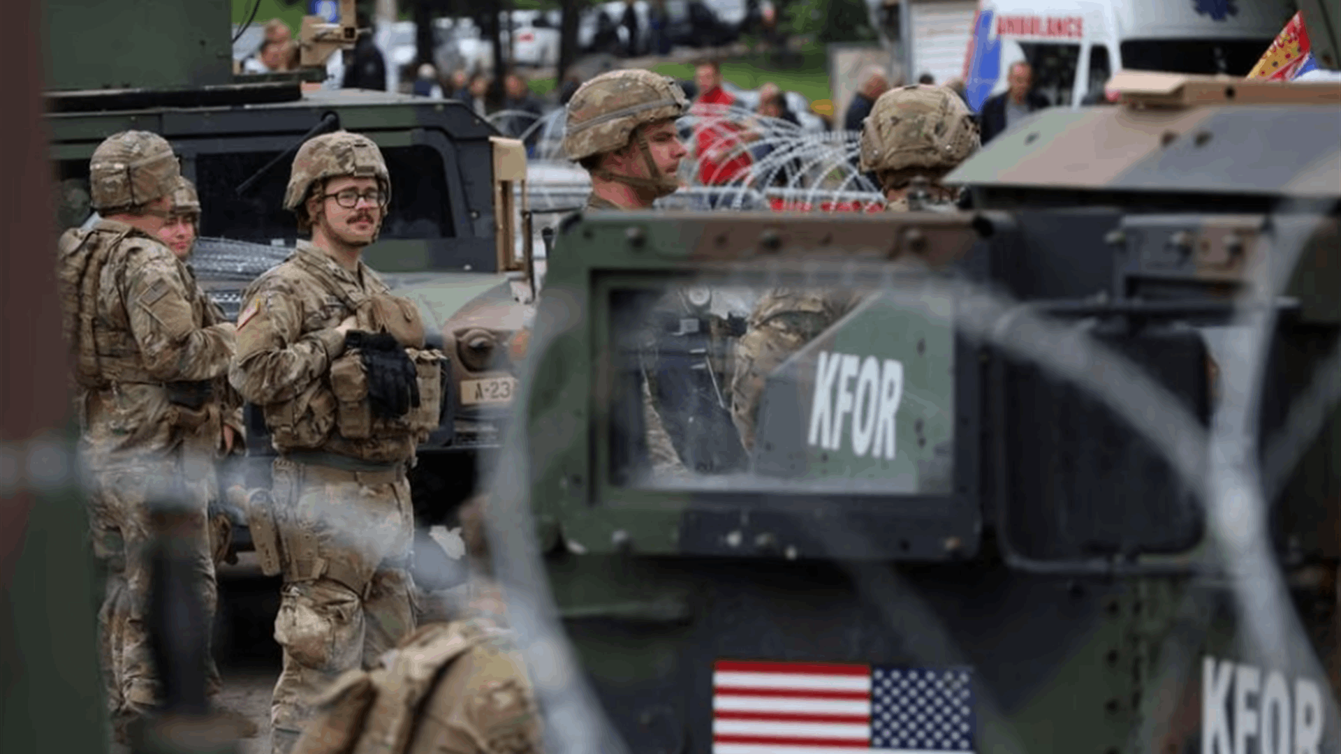 US troops guard town hall in northern Kosovo