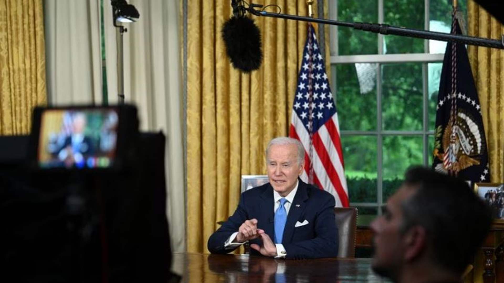Biden cheers debt ceiling 'crisis averted' from Oval Office