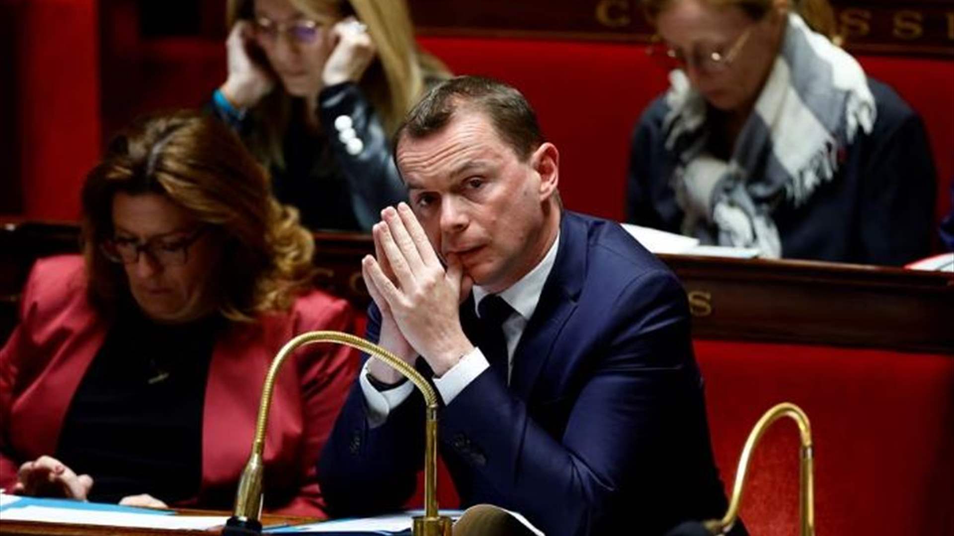 French Minister Dussopt says 'not exhausted, nor weakened' by favoritism charge