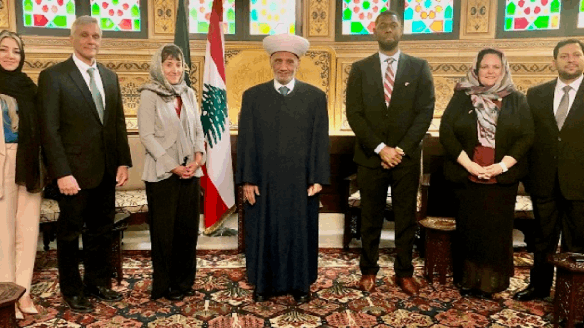 المفتي دريان التقى المستشارة الخاصة لشؤون الأطفال في وزارة الخارجية الأميركية على رأس وفد