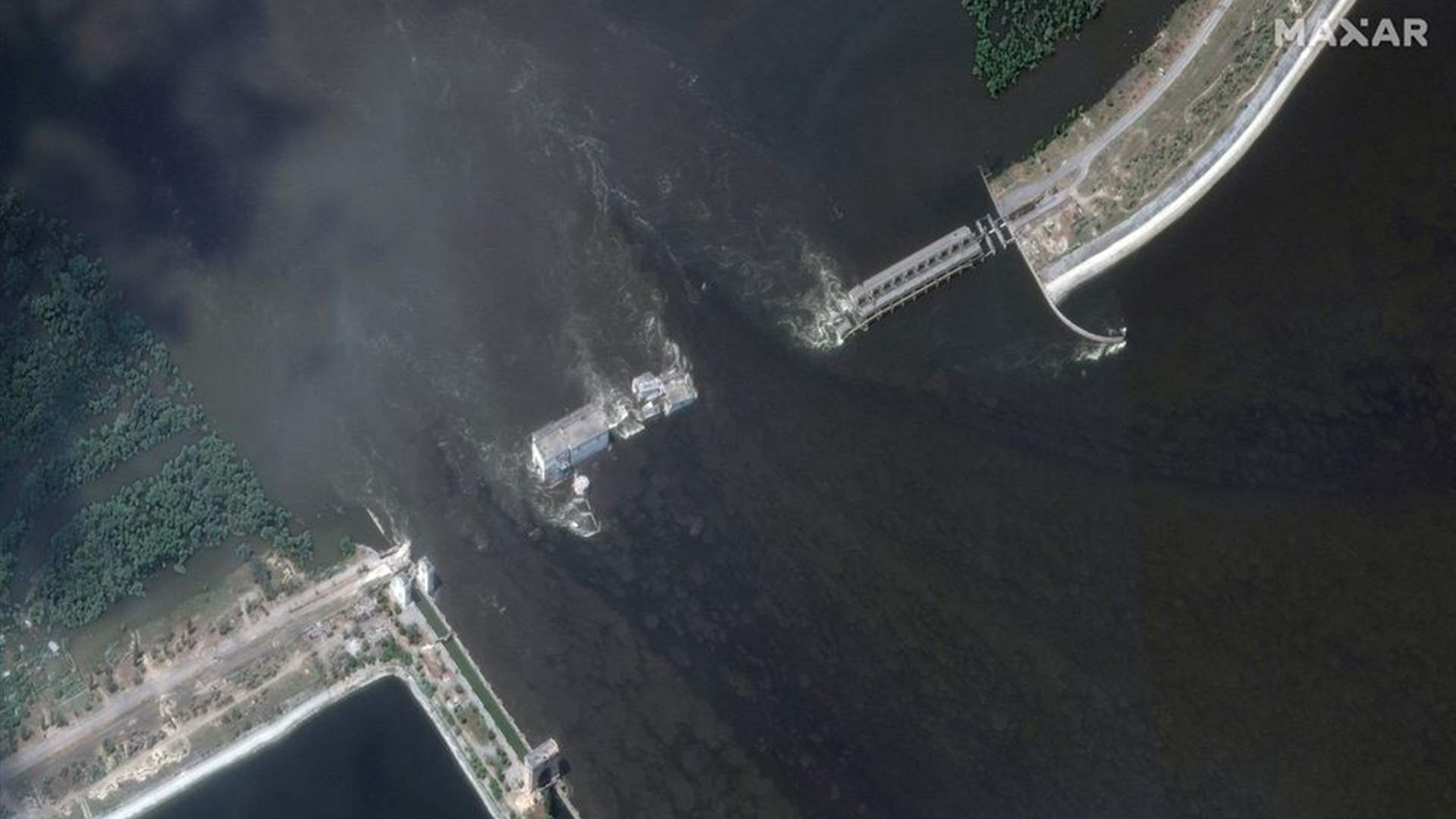 Kyiv says it intercepted call showing Russia blew up Kakhovka dam