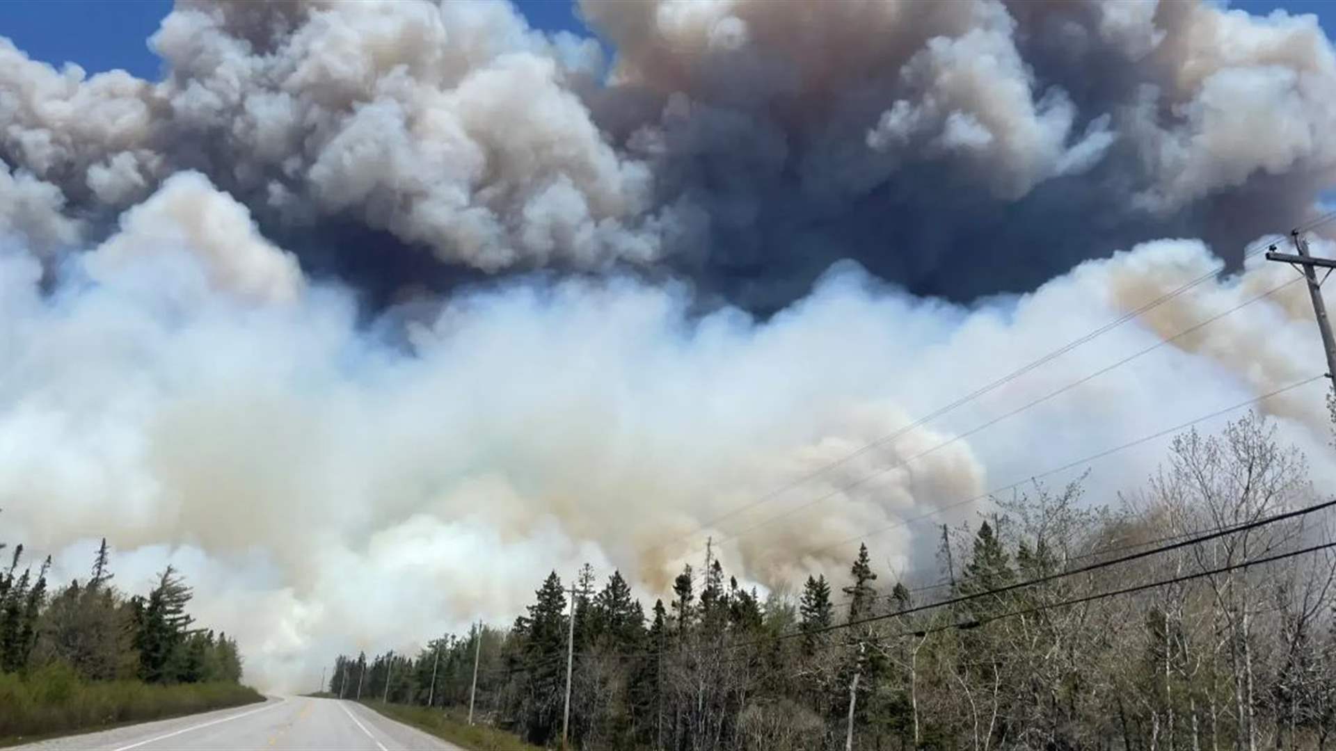 رصد دخان في النروج ناجم عن حرائق الغابات في كندا