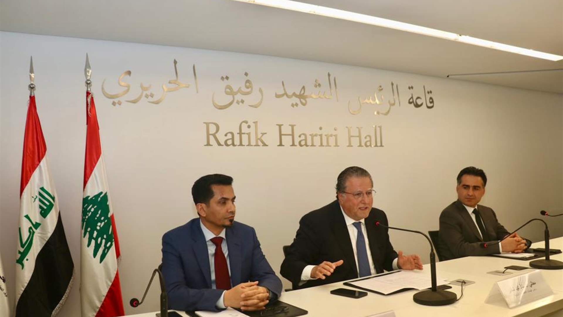 إجتماع الهيئات الاقتصادية والقطاع الخاص اللبناني مع وزير النقل العراقي