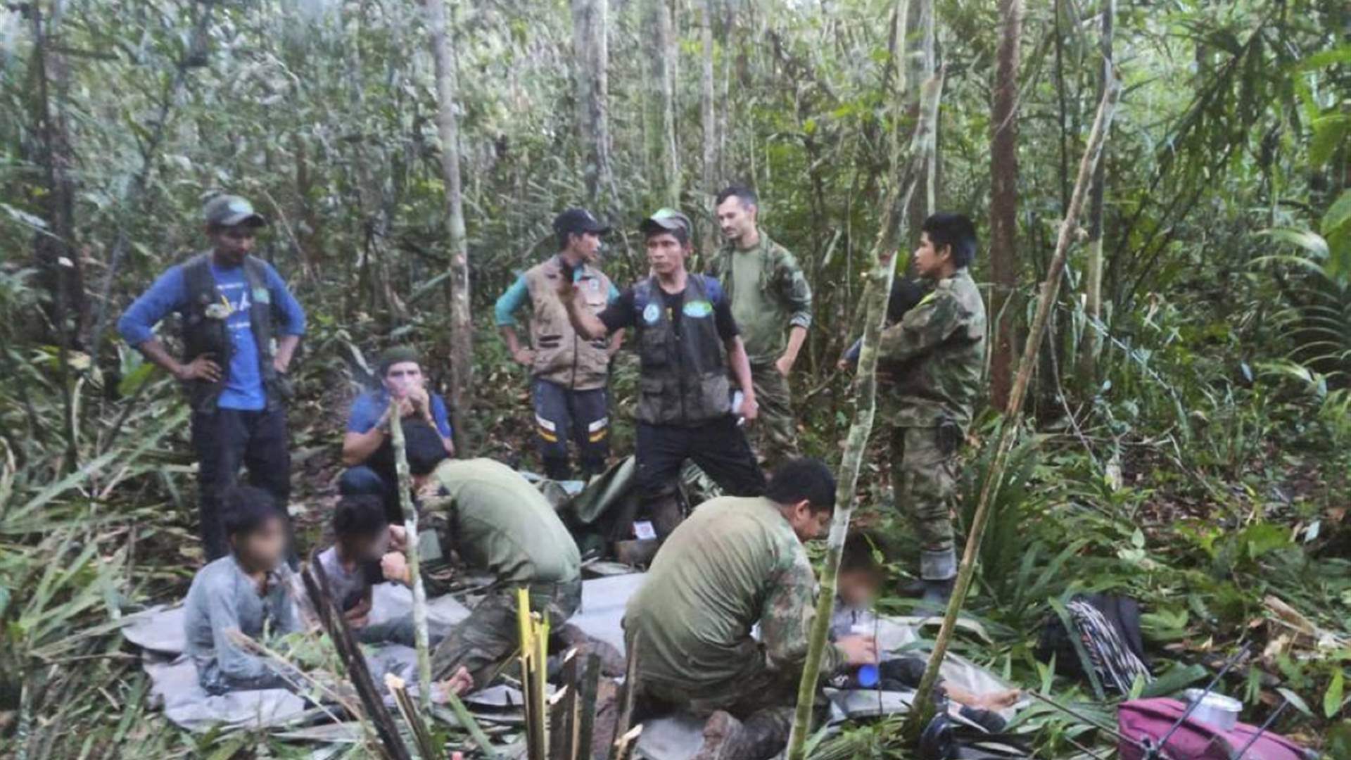 Children lost for 40 days in Colombian Amazon found alive