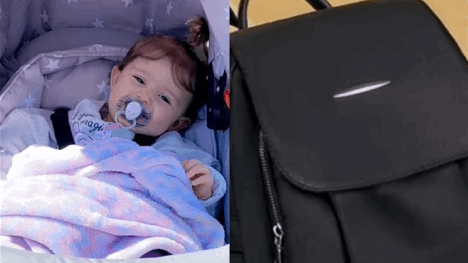 "نمنا بقربها وكانت هذه آخر لحظات قضيناها معها"... ابنة الـ14 شهراً توفيت بسبب حقيبة!