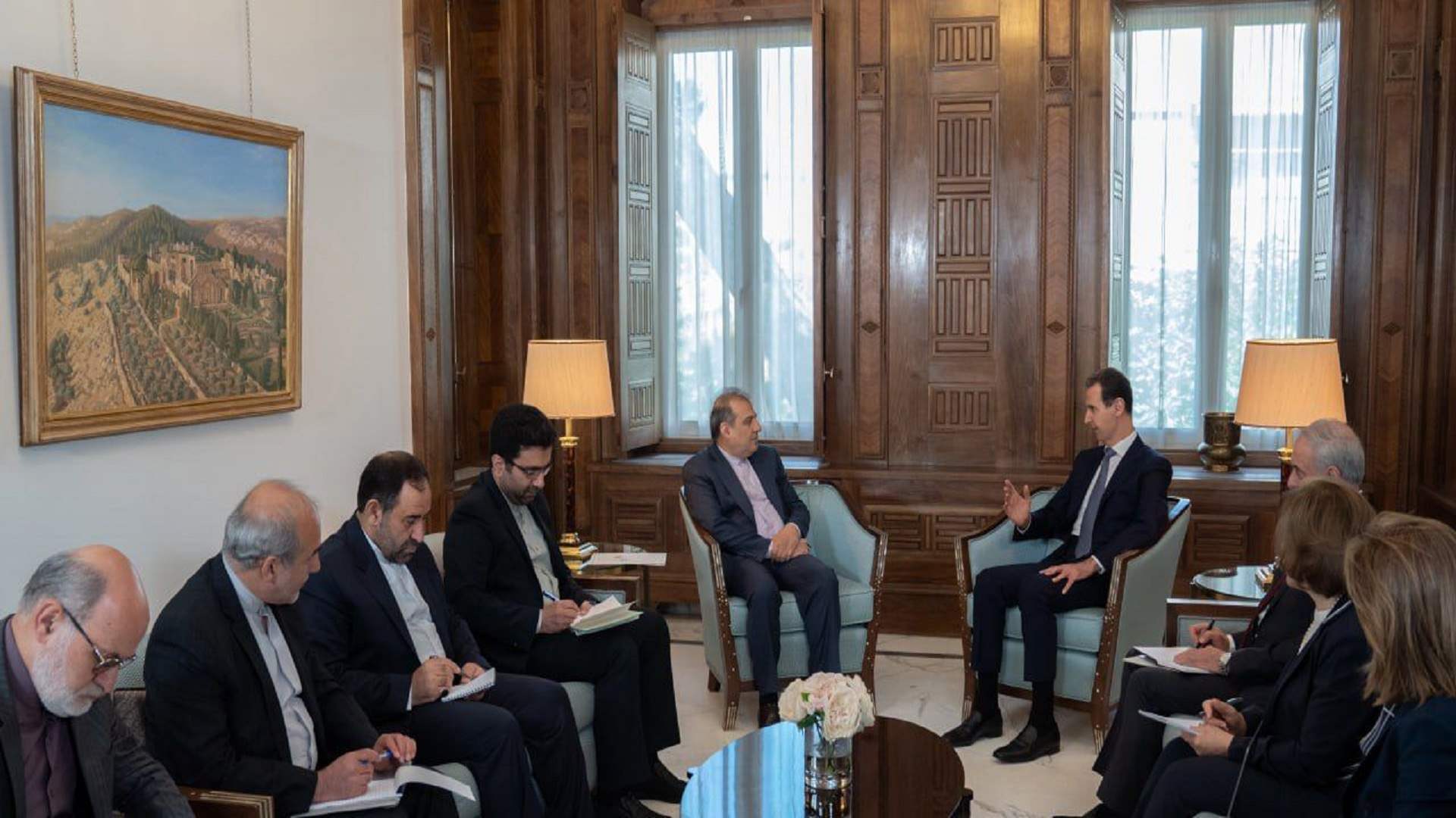 الأسد استقبل معاون وزير الخارجية الإيرانية للشؤون الخاصة... وهذا ما جرى بحثه