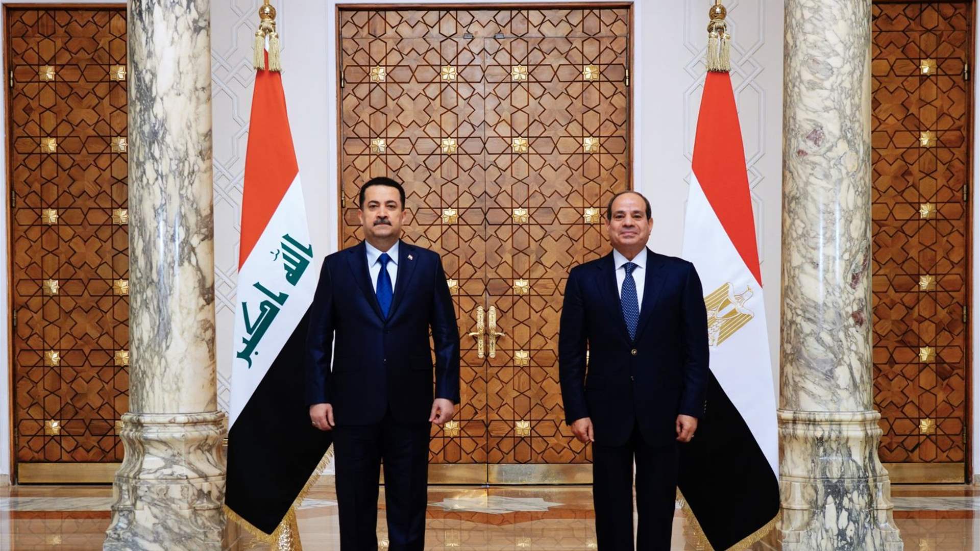 رئيس مجلس الوزراء العراقي يلتقي الرئيس المصري في القاهرة
