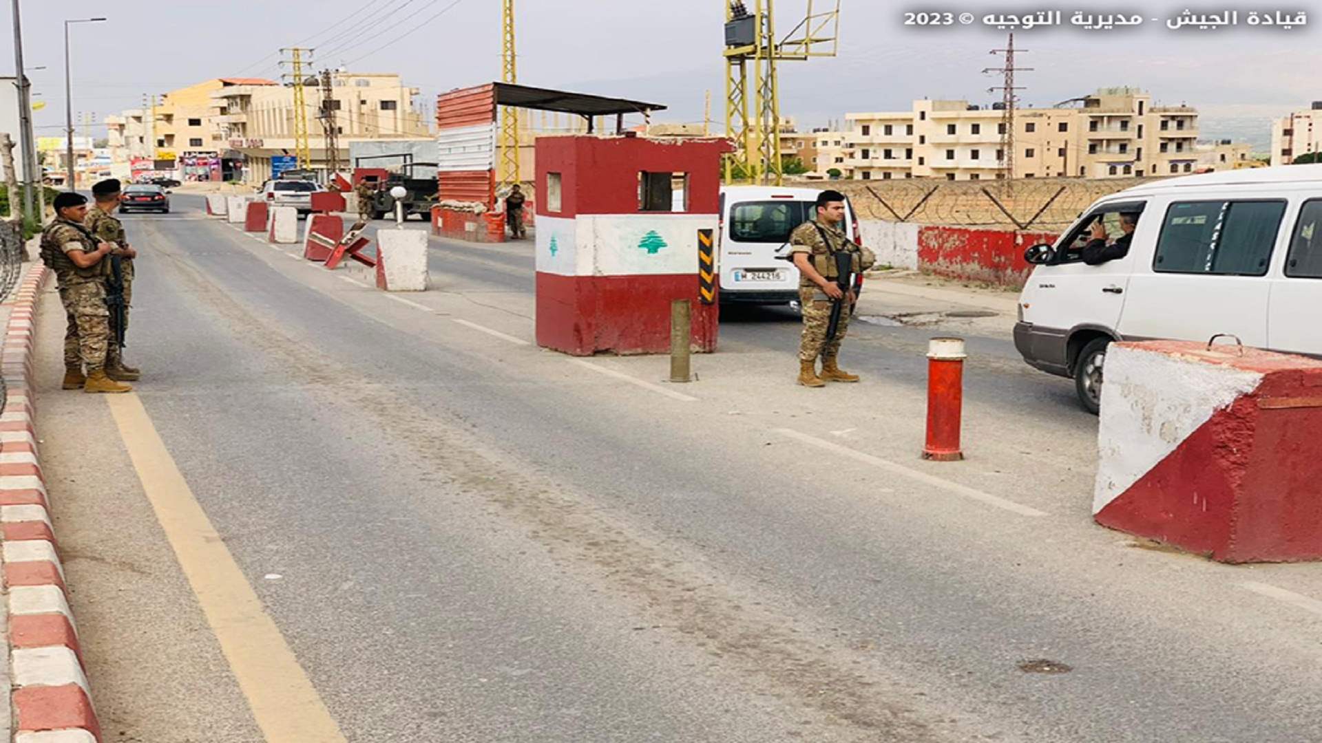 الجيش يعلن حصيلة التدابير الأمنية خلال شهر أيار