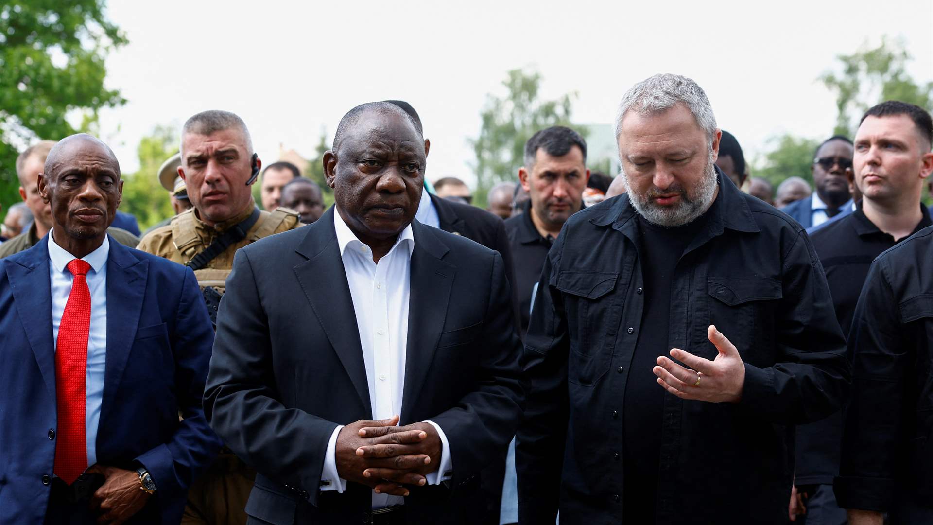 Kyiv attacked as African peace mission visits Ukraine