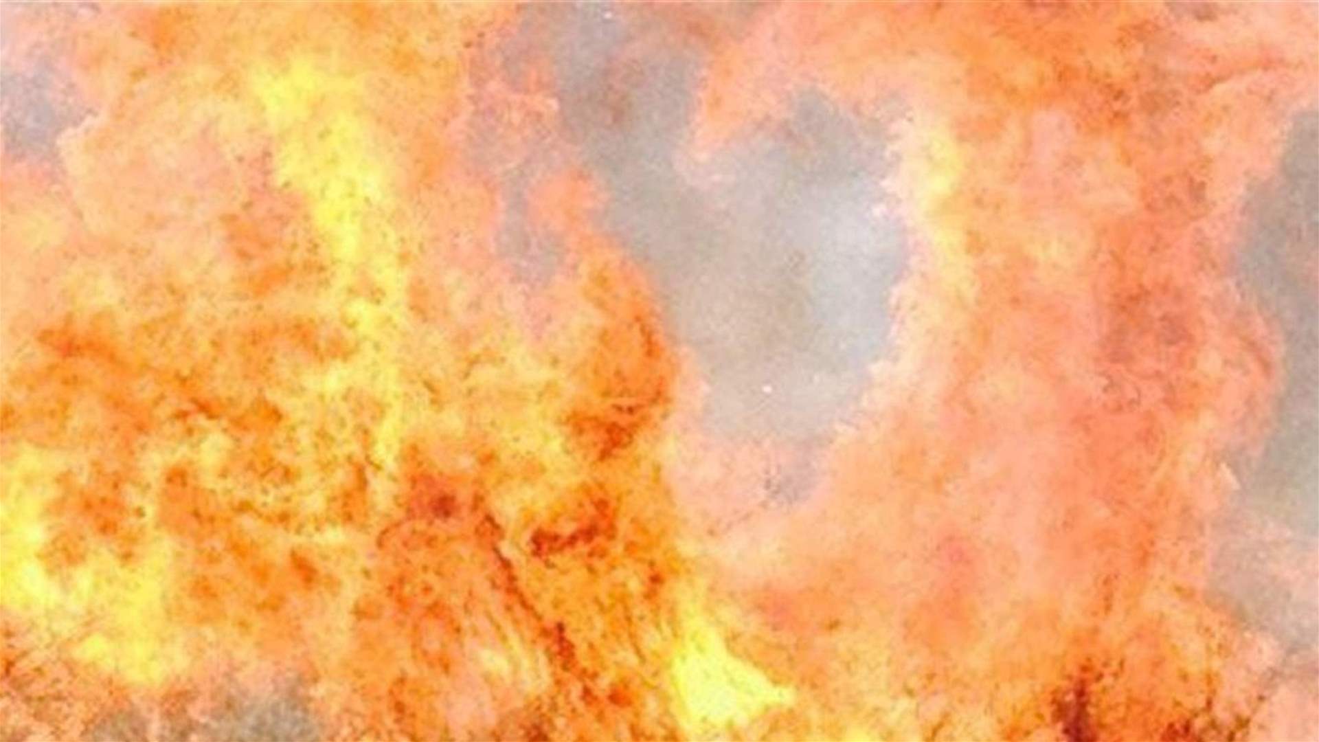 حريق كبير في مكب النفايات في سرار العكارية 
