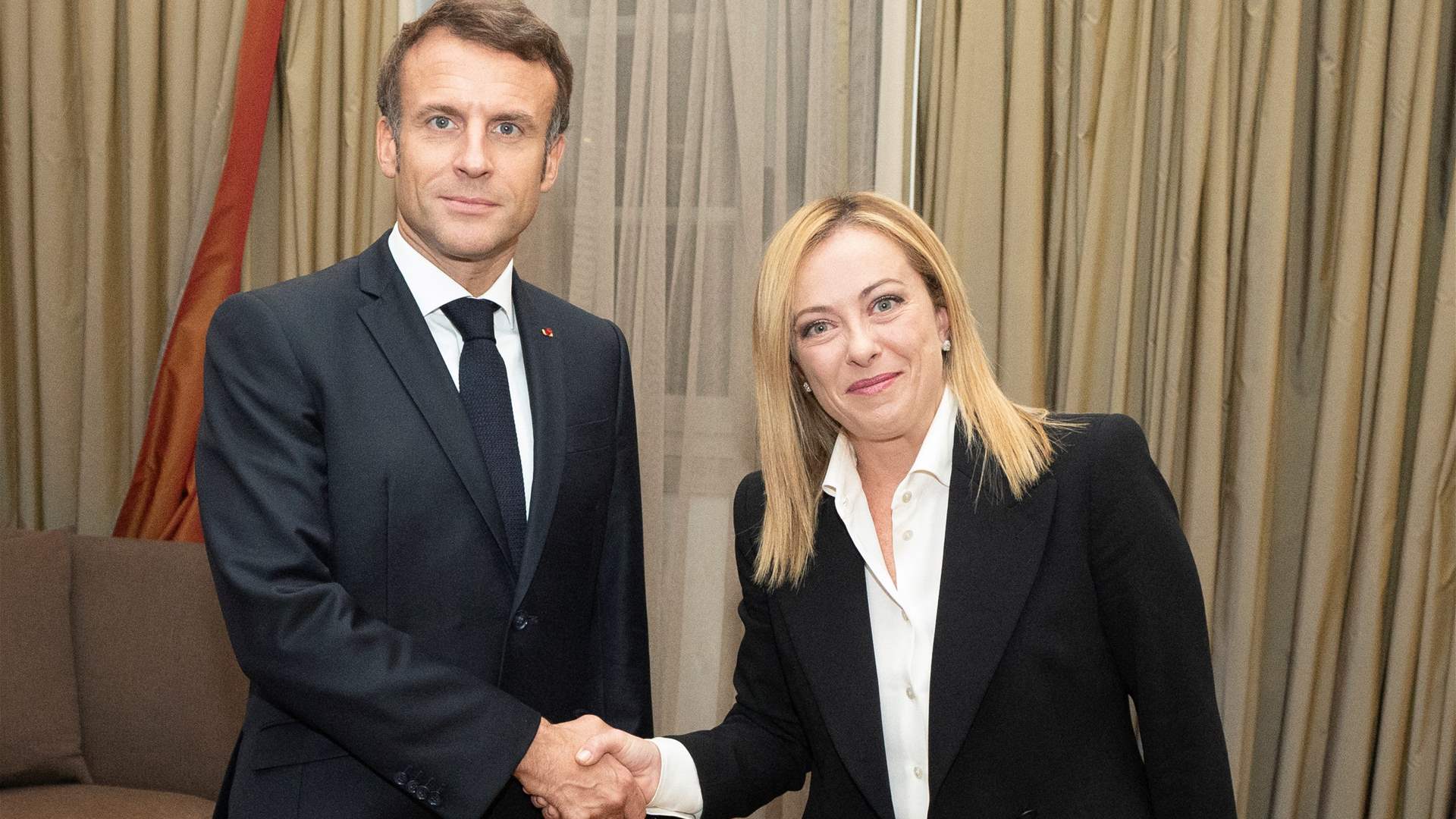 France's Macron, Italy's Meloni seek to smooth frayed ties