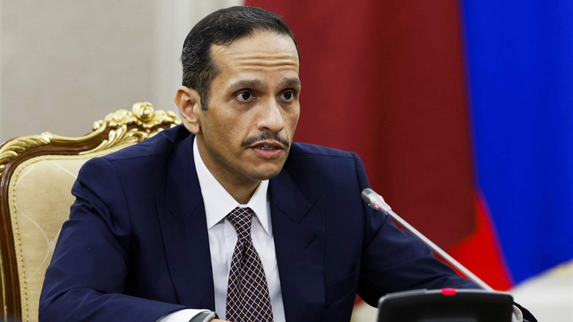  رئيس مجلس الوزراء القطري التقى بوتين 