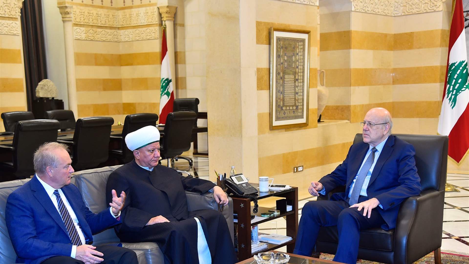 ميقاتي إستقبل مفتي موسكو