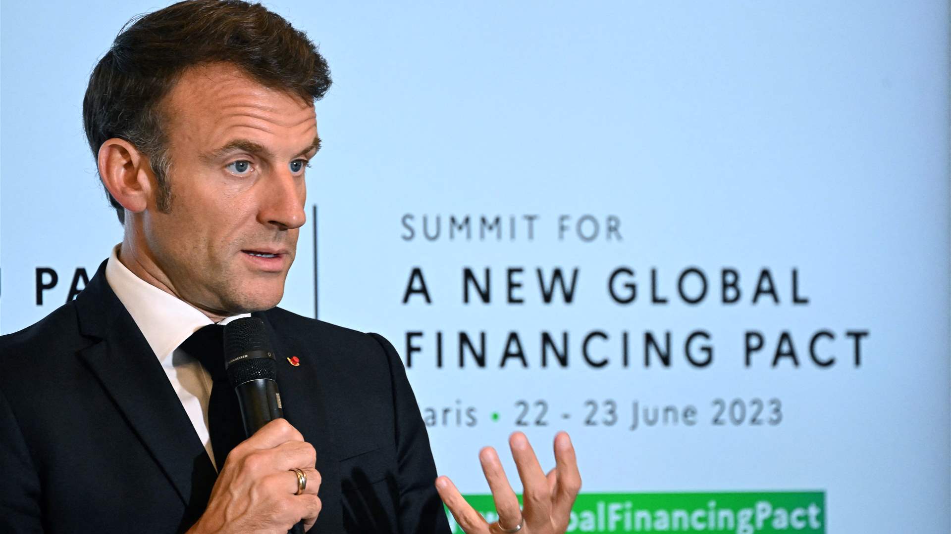 Global Financial Pact Summit in Paris: Macron&#39;s vision for poverty and climate change