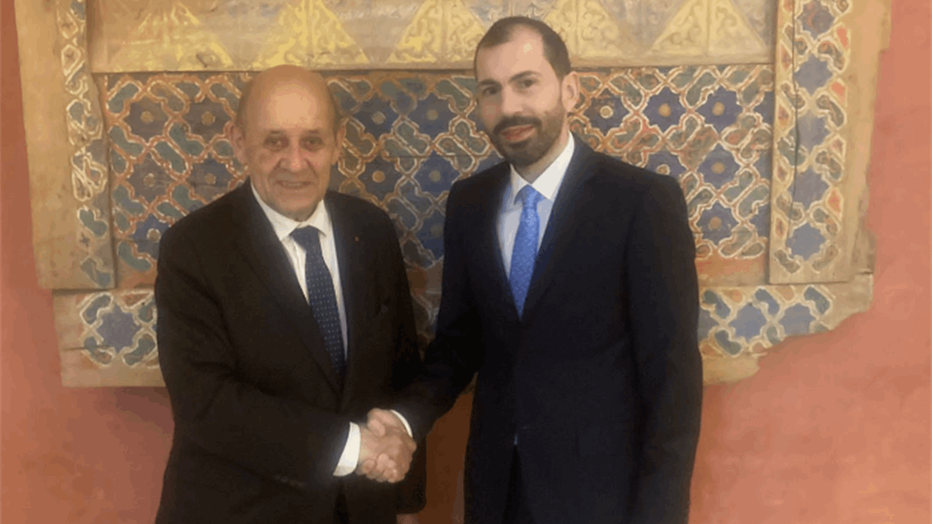 احمد الخير التقى لودريان واكد "التعاون لانجاح كل مسعى يساعد على انقاذ لبنان من الفراغ"