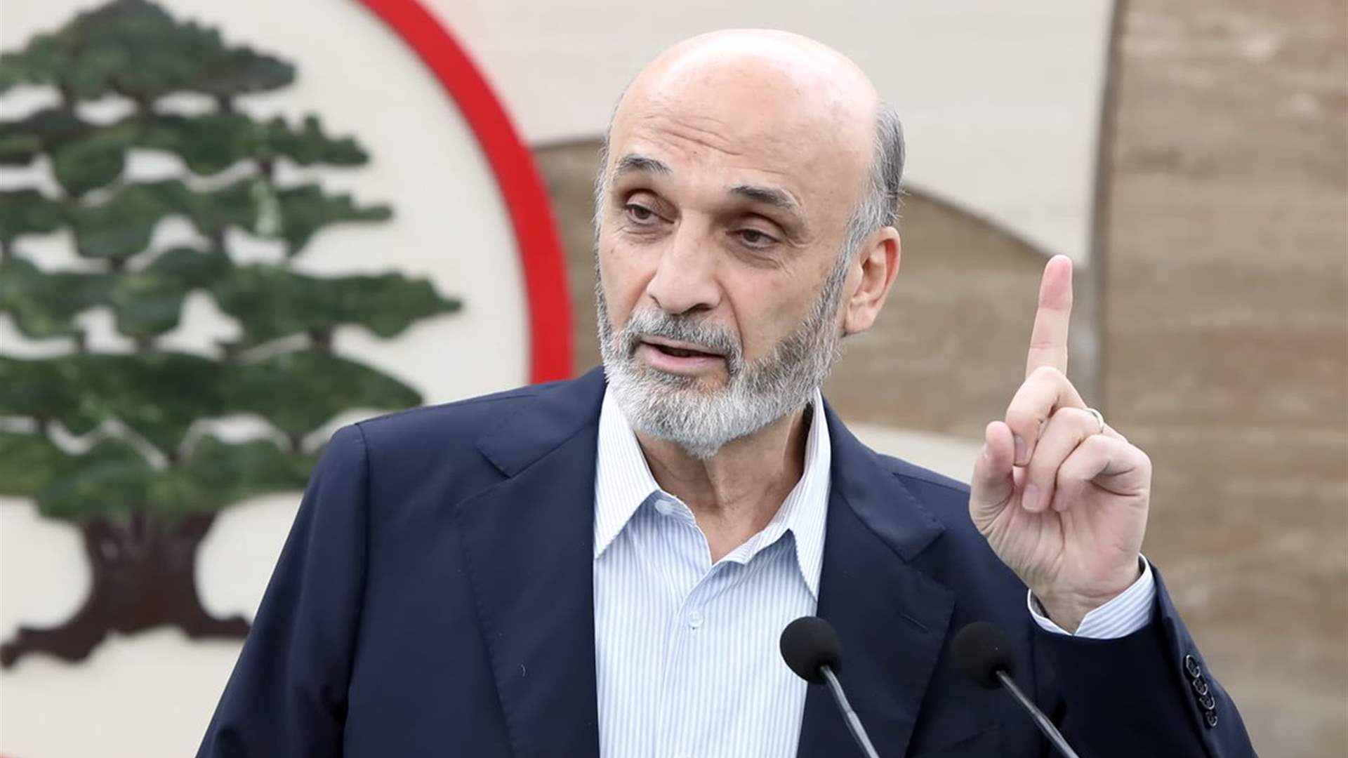 Samir Geagea demands caretaker government to establish timetable for Syrian refugees&#39; return
