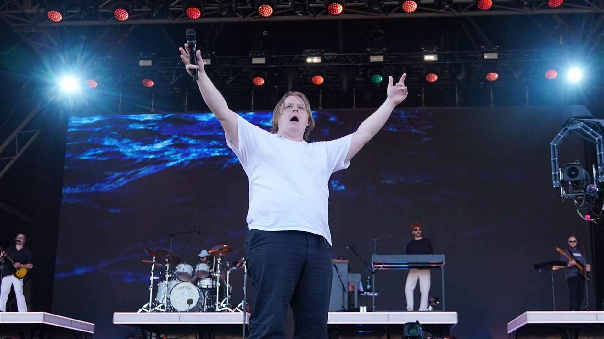 Lewis Capaldi announces break after Glastonbury struggle