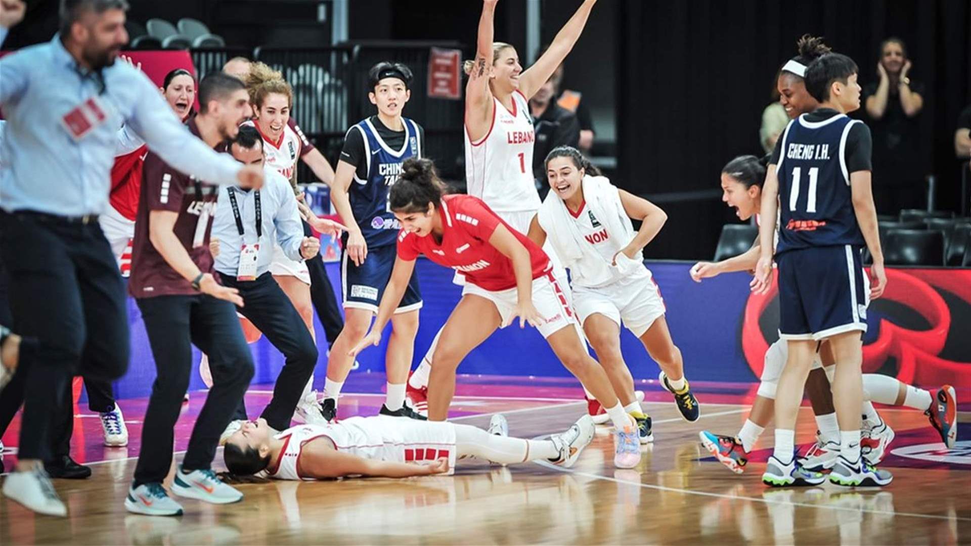 Lebanon secures position in Asia&#39;s Division A with thrilling win over Chinese Taipei