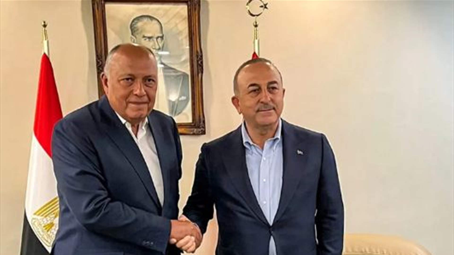 مصر وتركيا تعيدان العلاقة الى مستوى السفراء بعد 10 أعوام من القطيعة