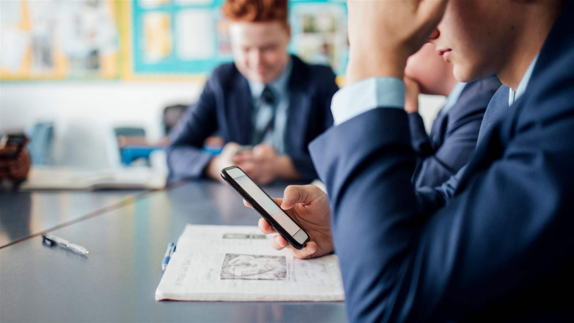 &quot;The Netherlands recommends banning phones and smart watches in school classrooms.&quot;