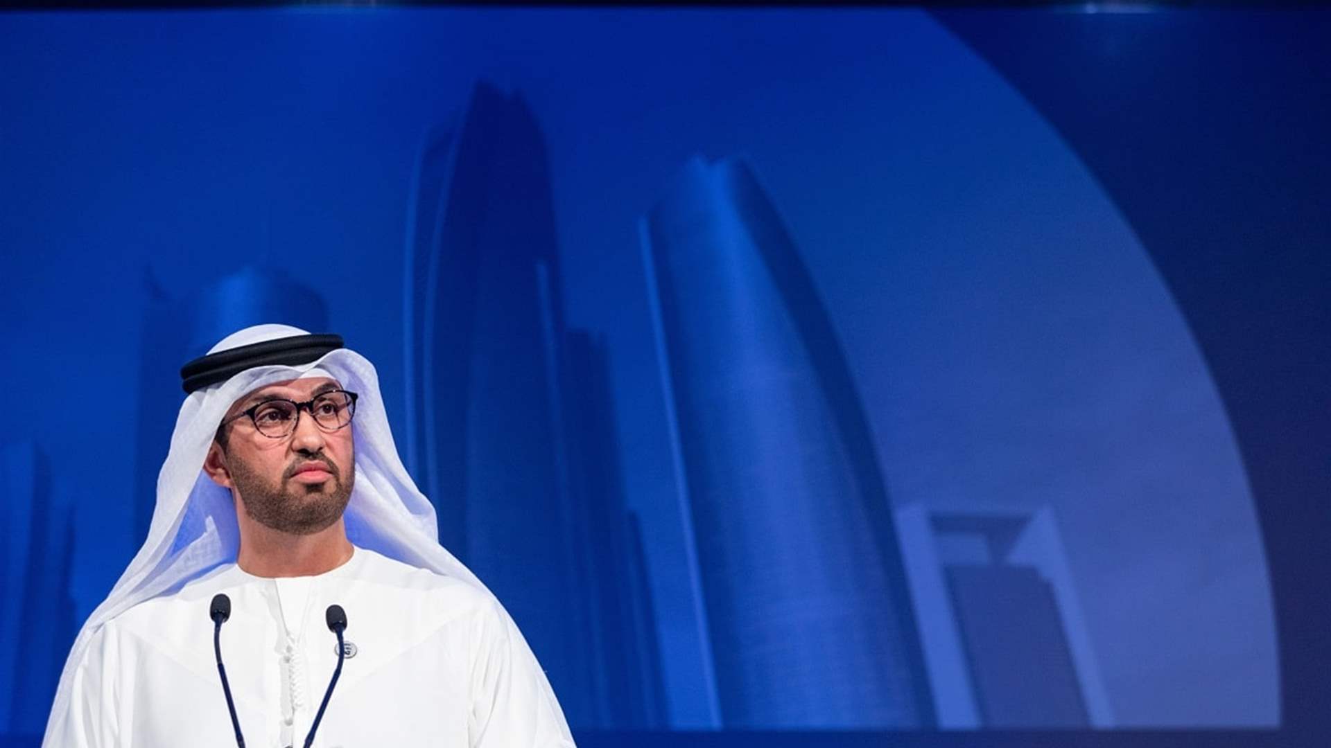Chairman of the Emirati COP28 conference, Sultan Al Jaber, calls on energy companies to reduce their emissions