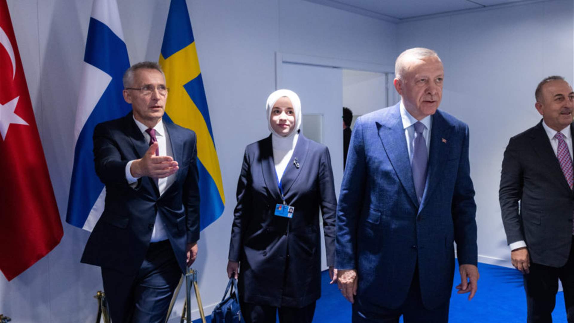 Turkish and Swedish leaders meet for final negotiations on Sweden&#39;s NATO membership