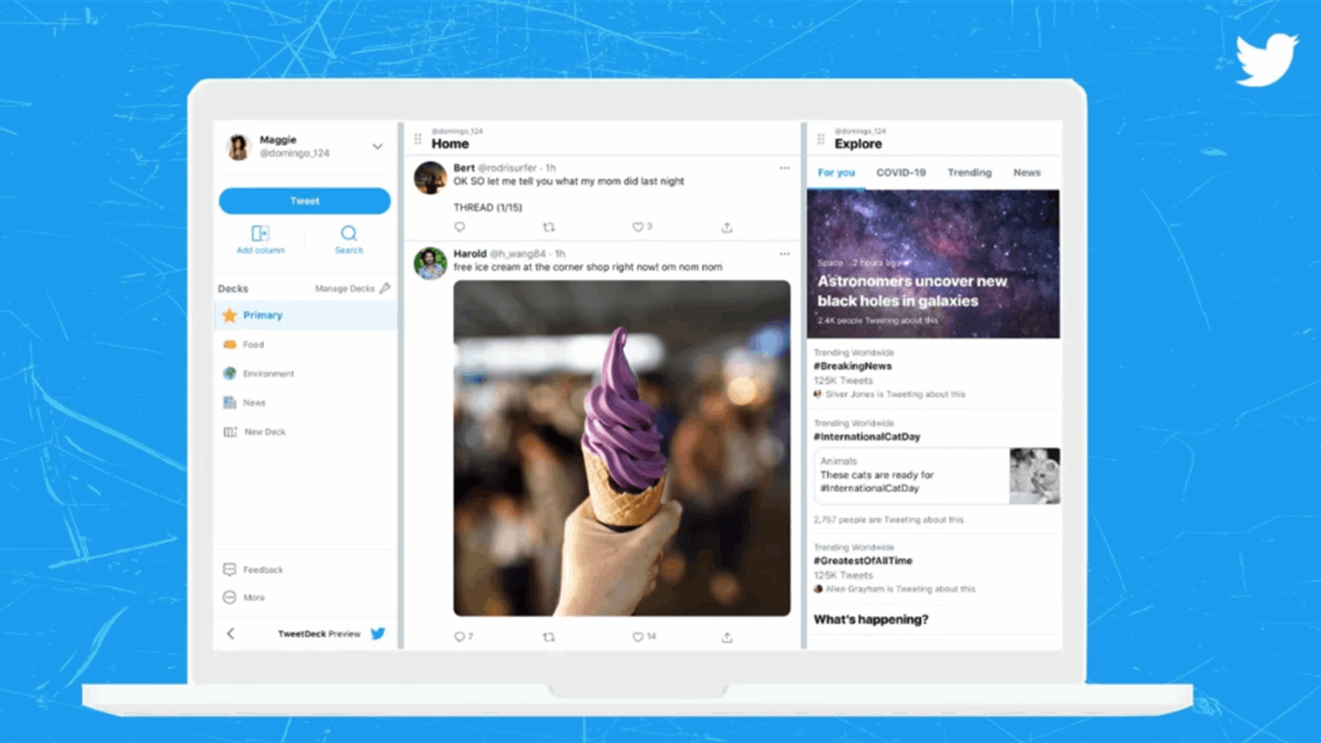 How to get the old version of TweetDeck back