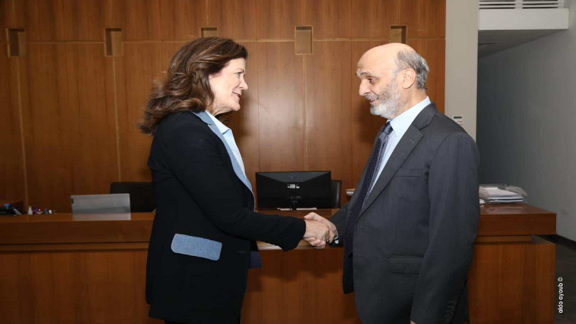 Geagea stresses urgency for Presidential election in meeting with US Ambassador