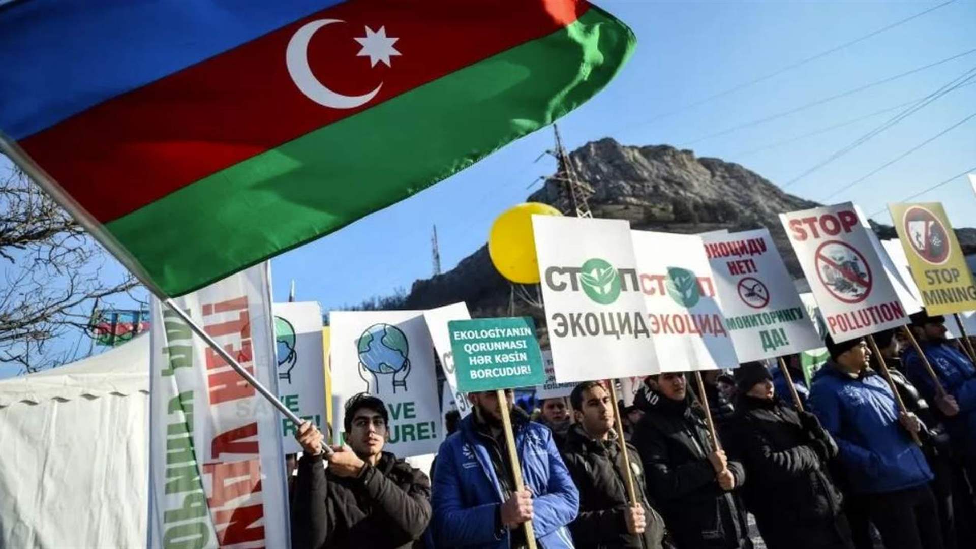Thousands demonstrate in Nagorny Karabagh demanding the opening of the Lachin corridor