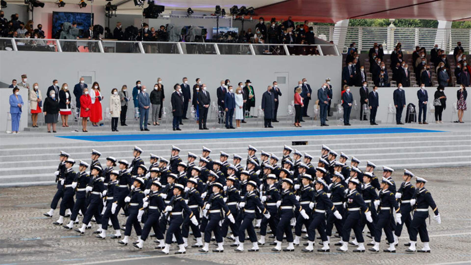 Military parade amid tight measures in Paris on the occasion of National Day and India Guest of Honor