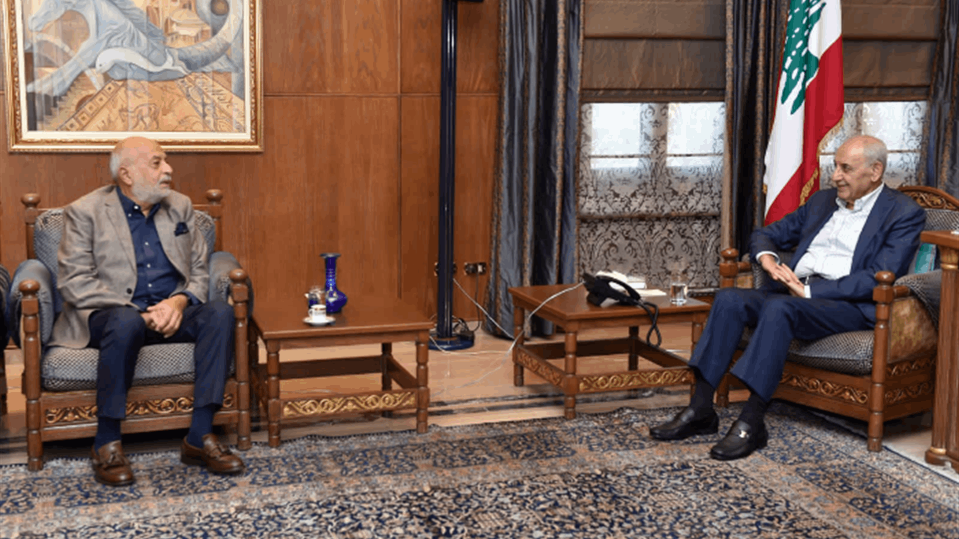 بري عرض مع شهيب وترزيان ومراد الاوضاع العامة