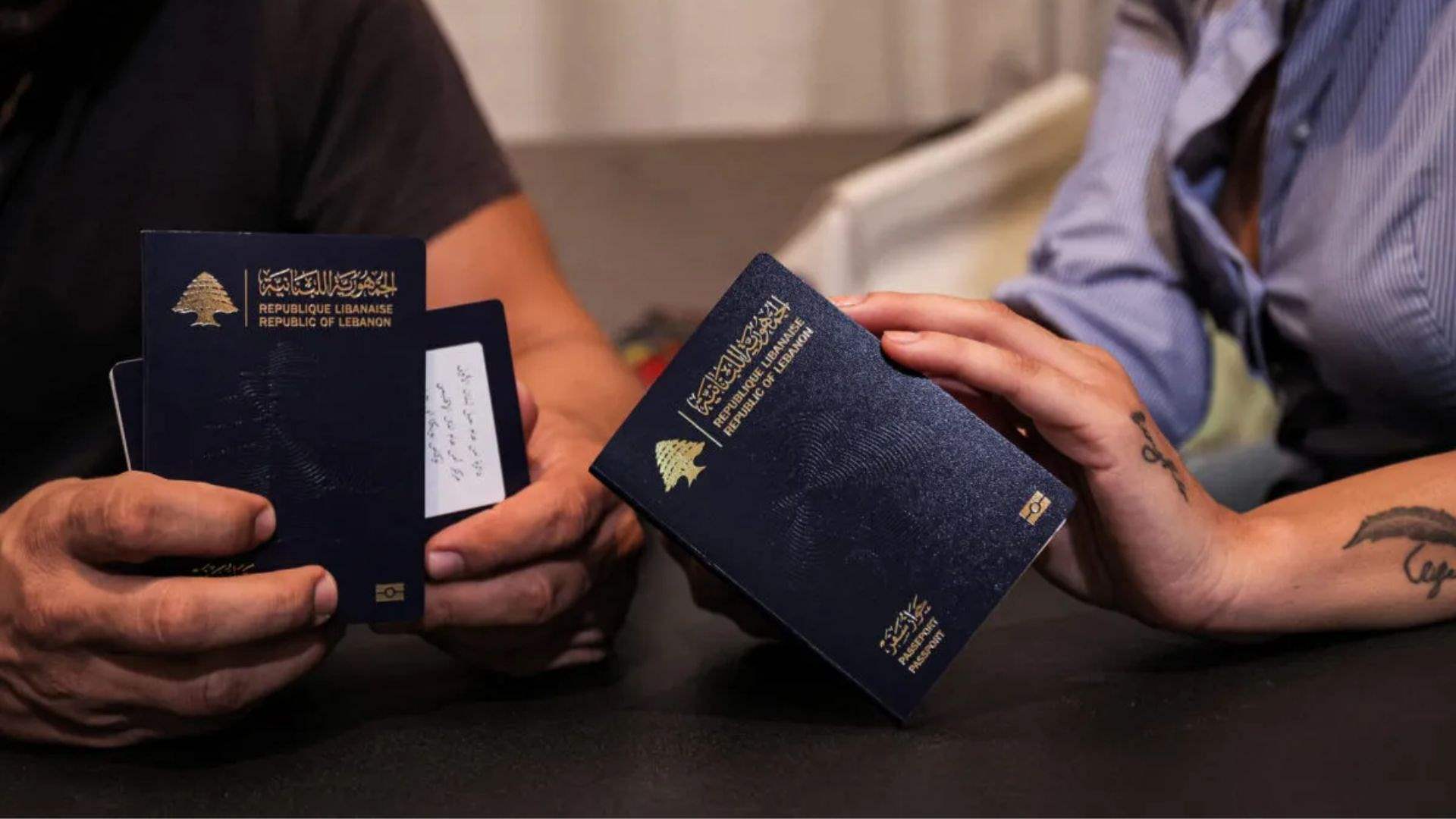 Lebanese passport ranks 93rd out of 103 in the 2023 Henley Passport Index