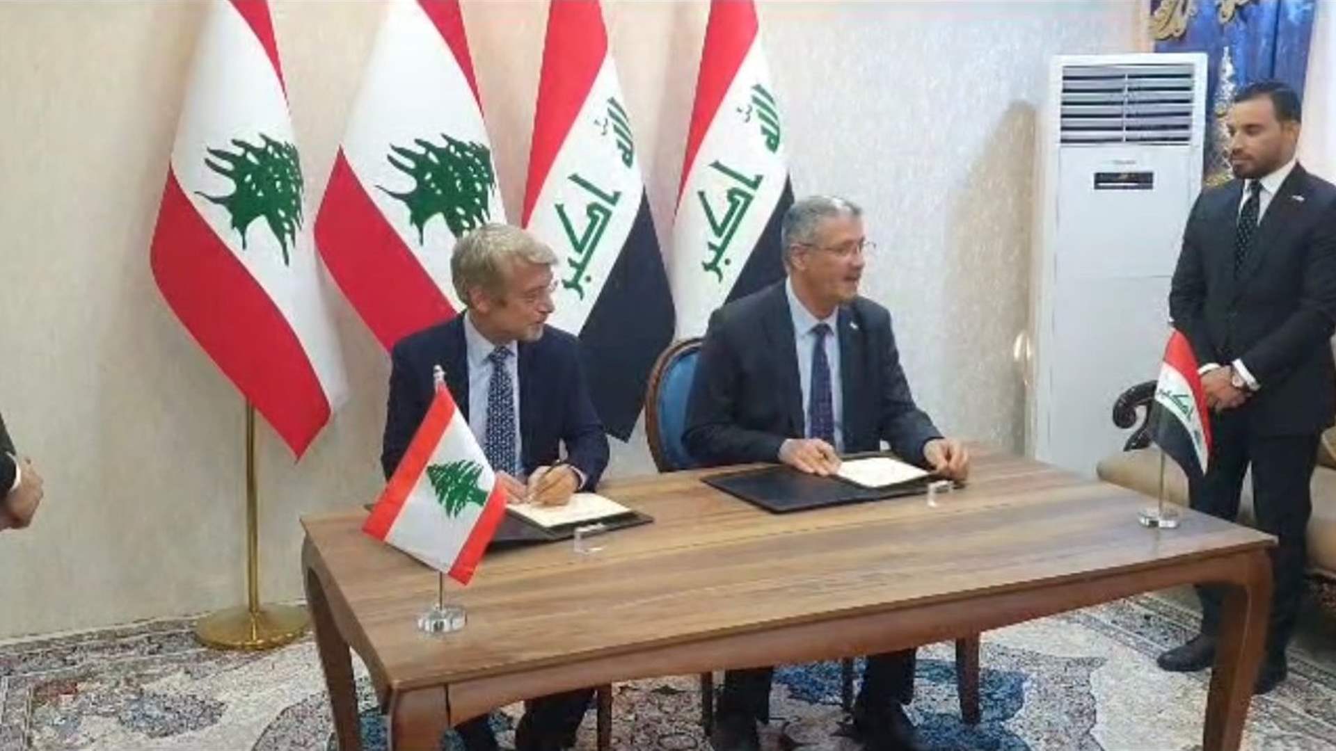 Strengthening energy partnerships: Lebanon and Iraq sign two key memoranda