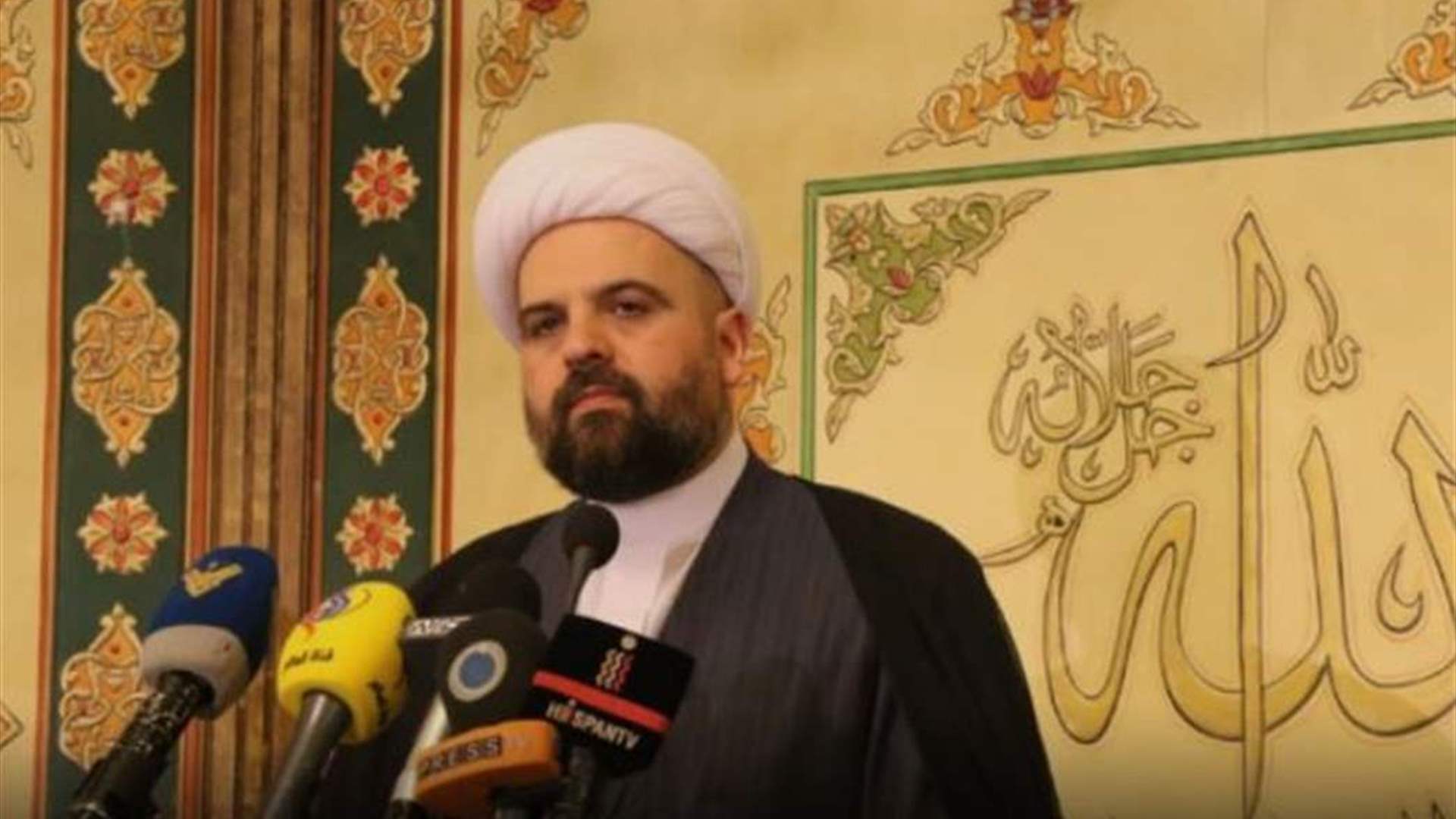 أحمد قبلان: لن نمرر صفقة رئاسية تنتقص من السيادة الوطنية