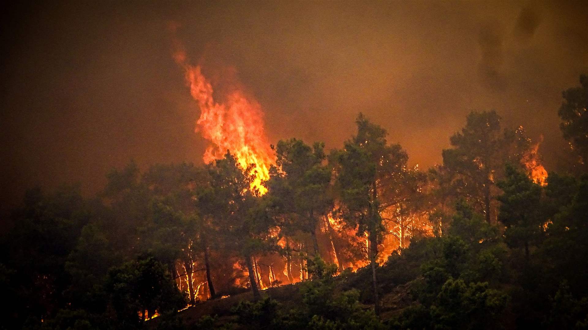Fires on the island of Rhodes spark Greece&#39;s largest-ever population evacuation
