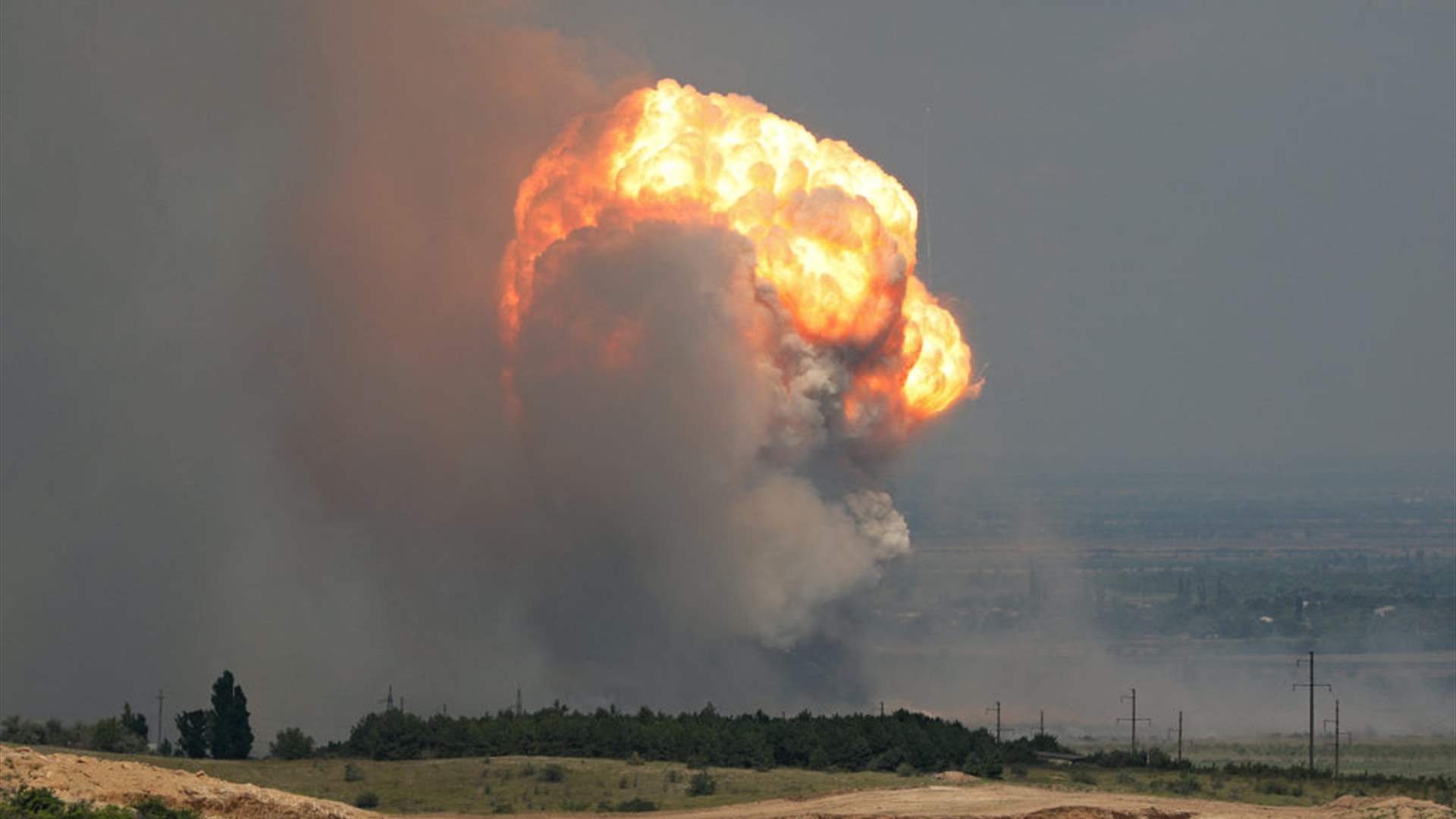 Ukrainian drone strike hits ammunition depot in Crimea