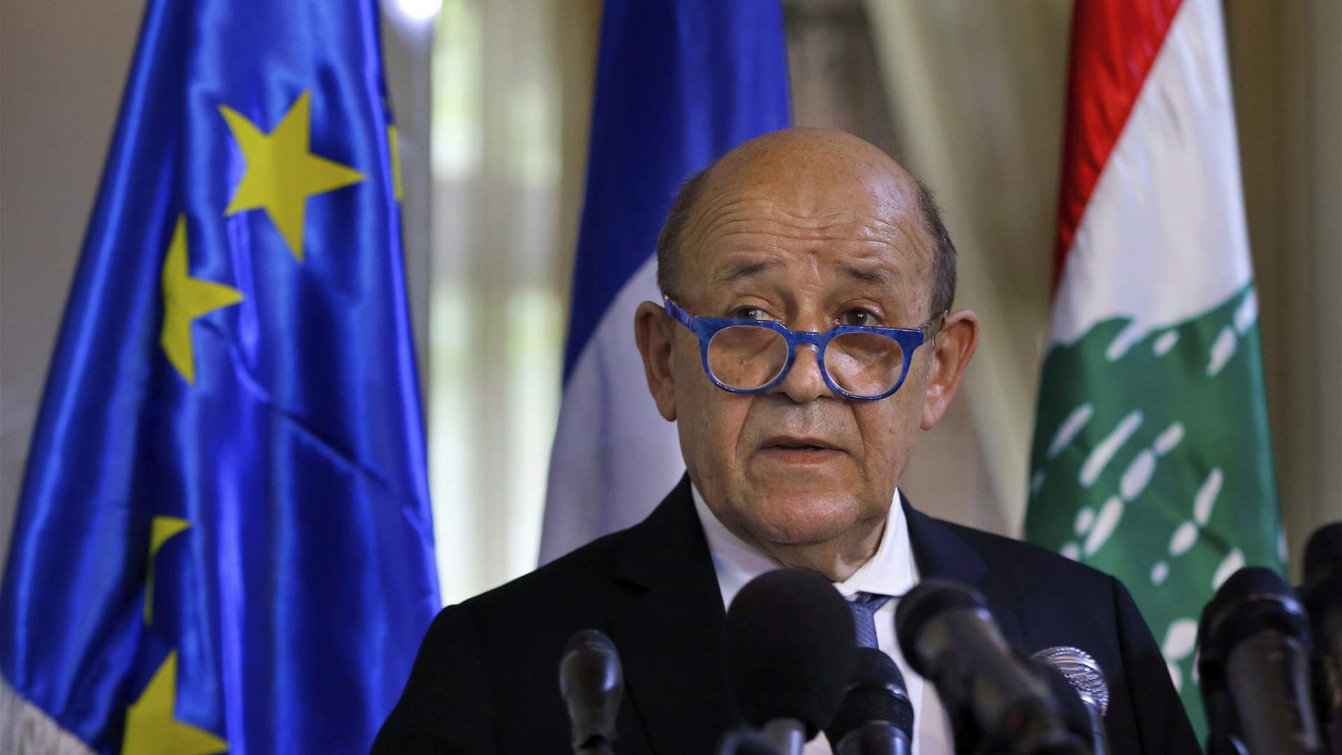 Jean-Yves Le Drian to arrive in Beirut on July 25: LBCI sources confirm