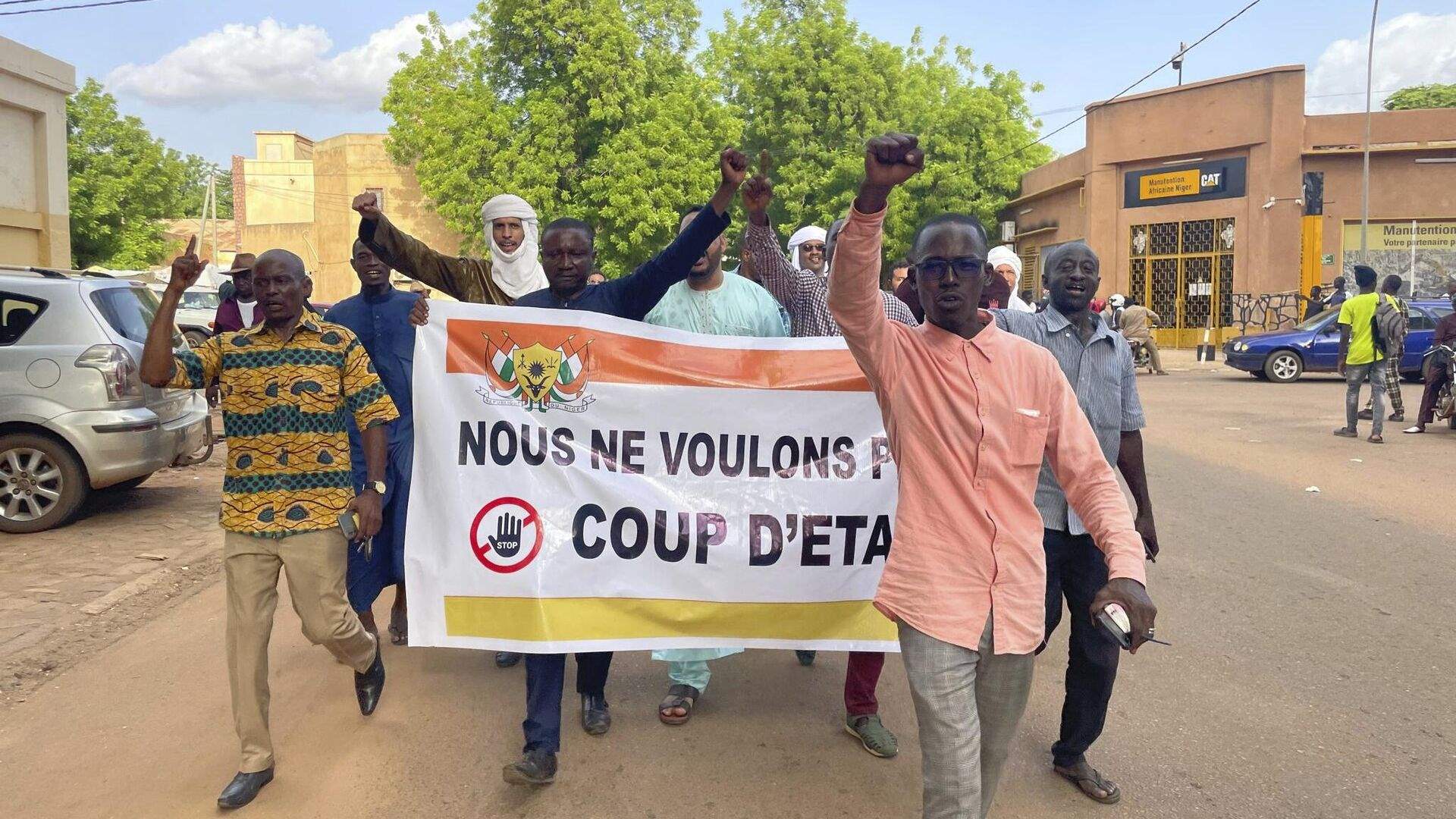 Military announces ousting of Niger's president in a statement broadcasted on national television