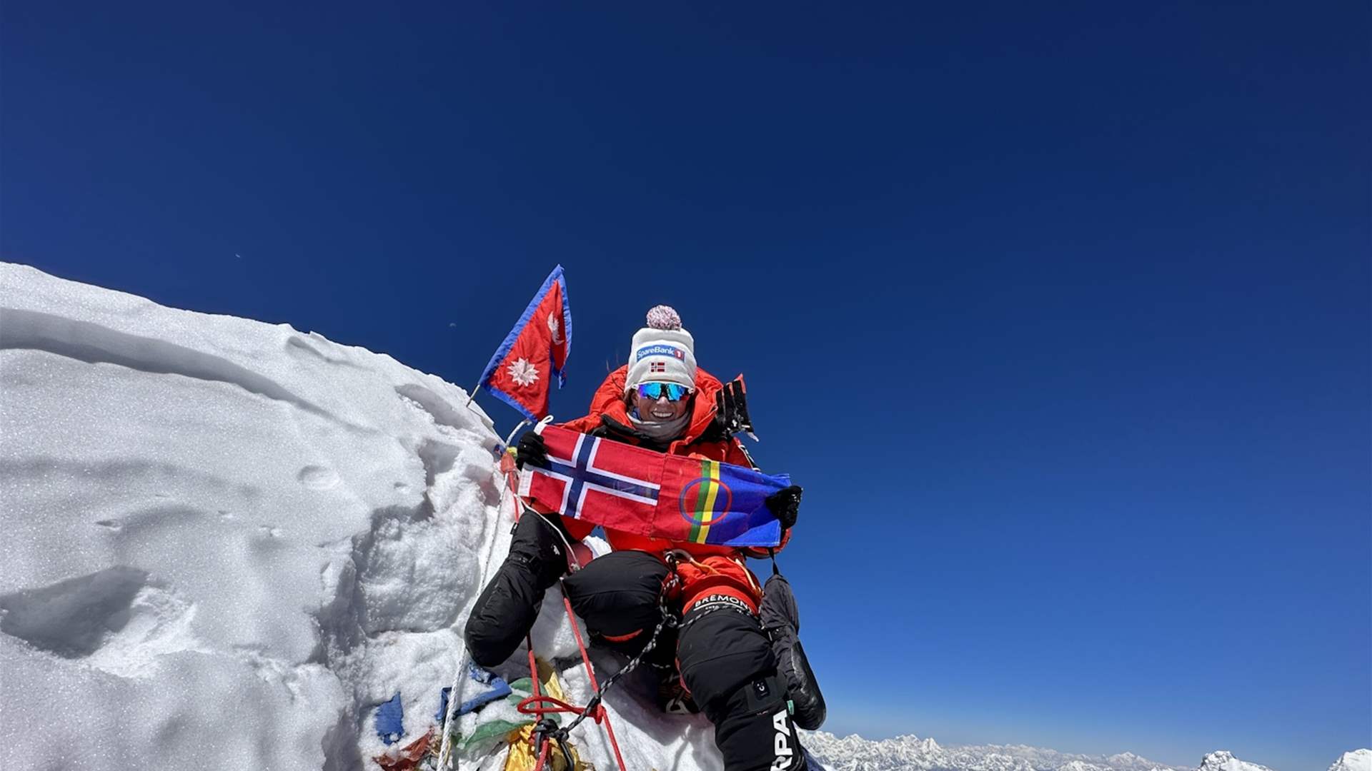 Norwegian climber her Nepali guide break world record, conquering 14 peaks above 8,000 meters 
